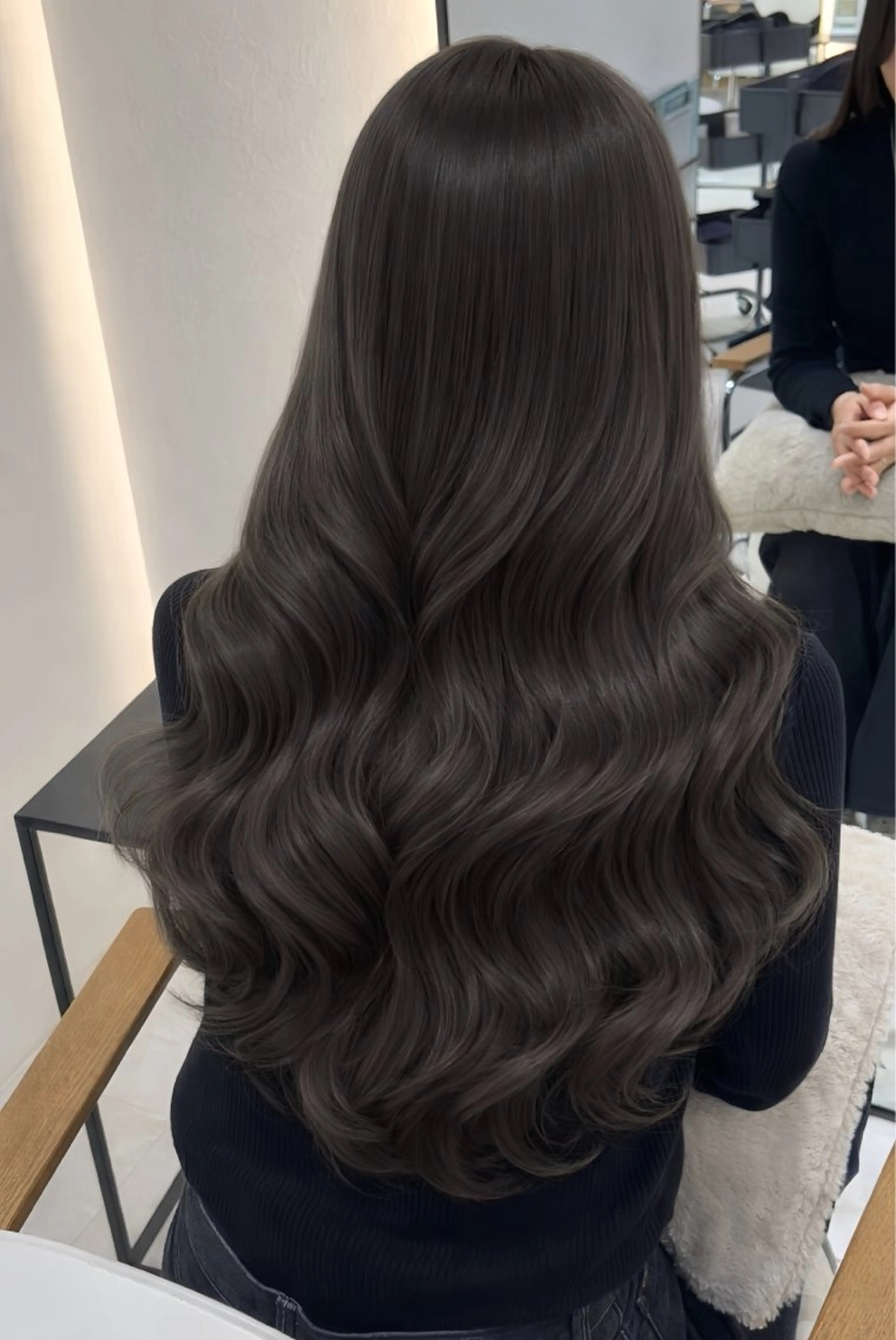 ロング カット ヘアカラー トリートメント 学生人気No1🩶 韓国風/艶髪/輝士のヘアスタイル