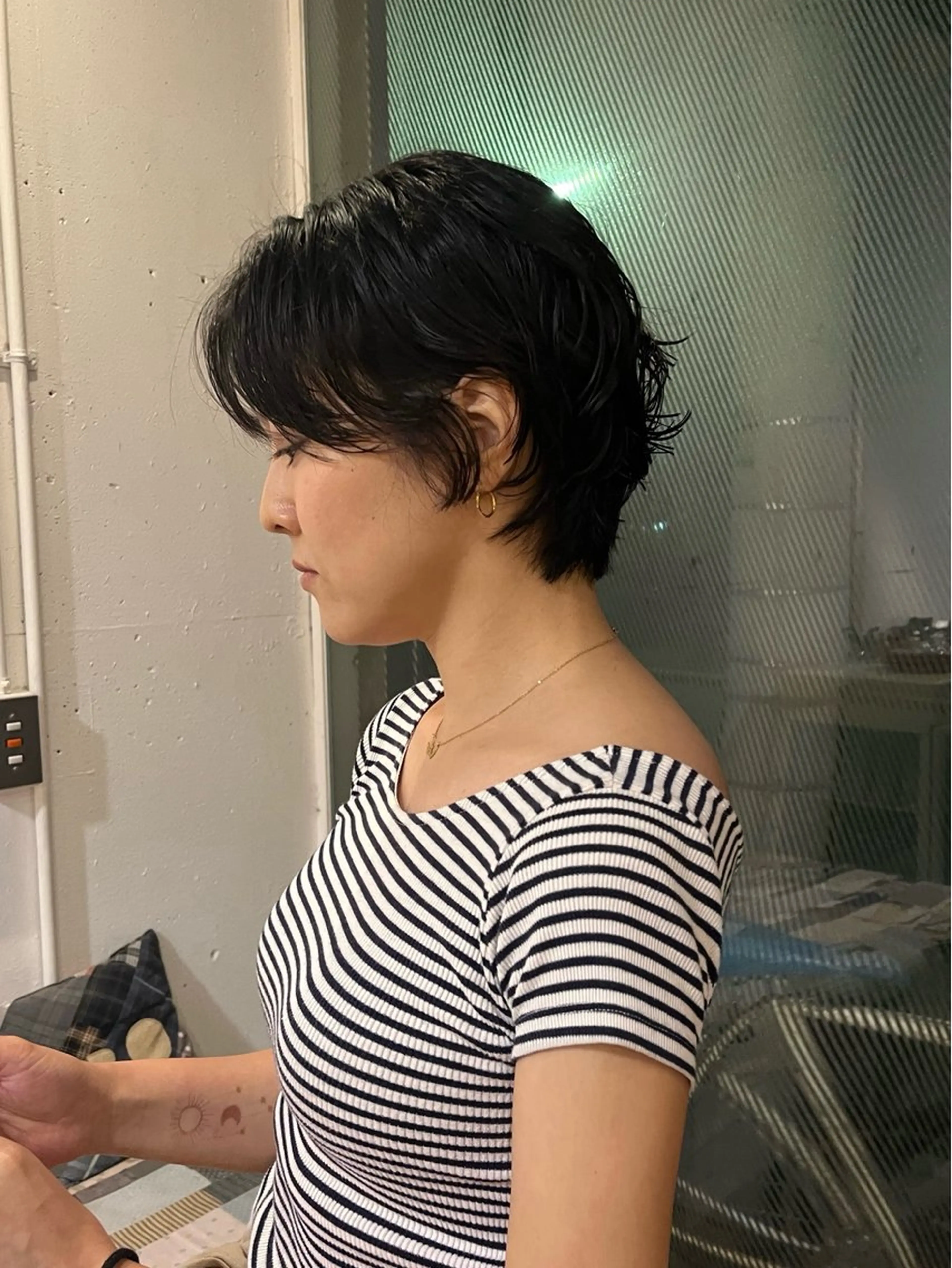 ショート パーマ 本常 七夕のヘアスタイル