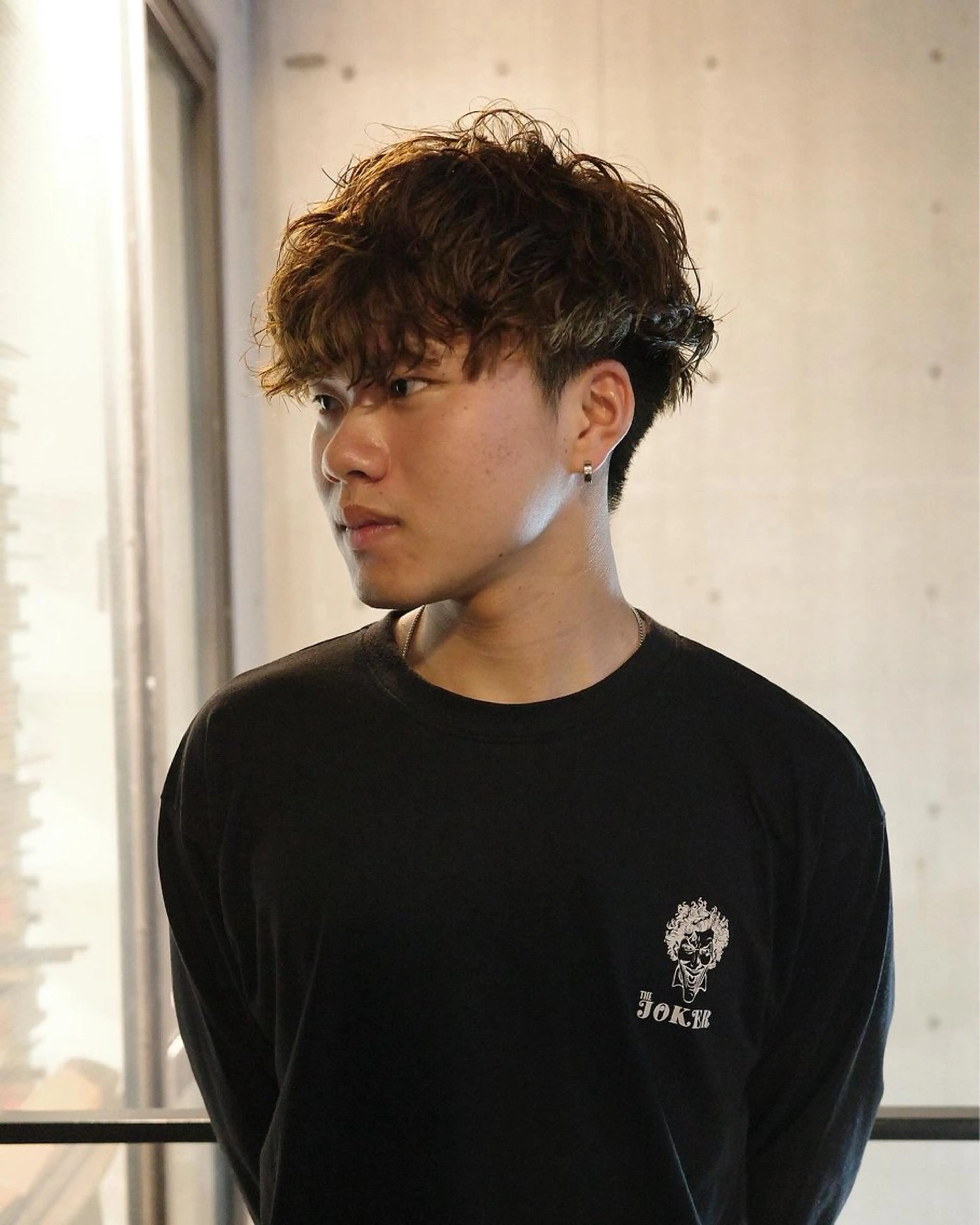 ショート パーマ メンズ メンズパーマ 浅岡 昭汰のヘアスタイル