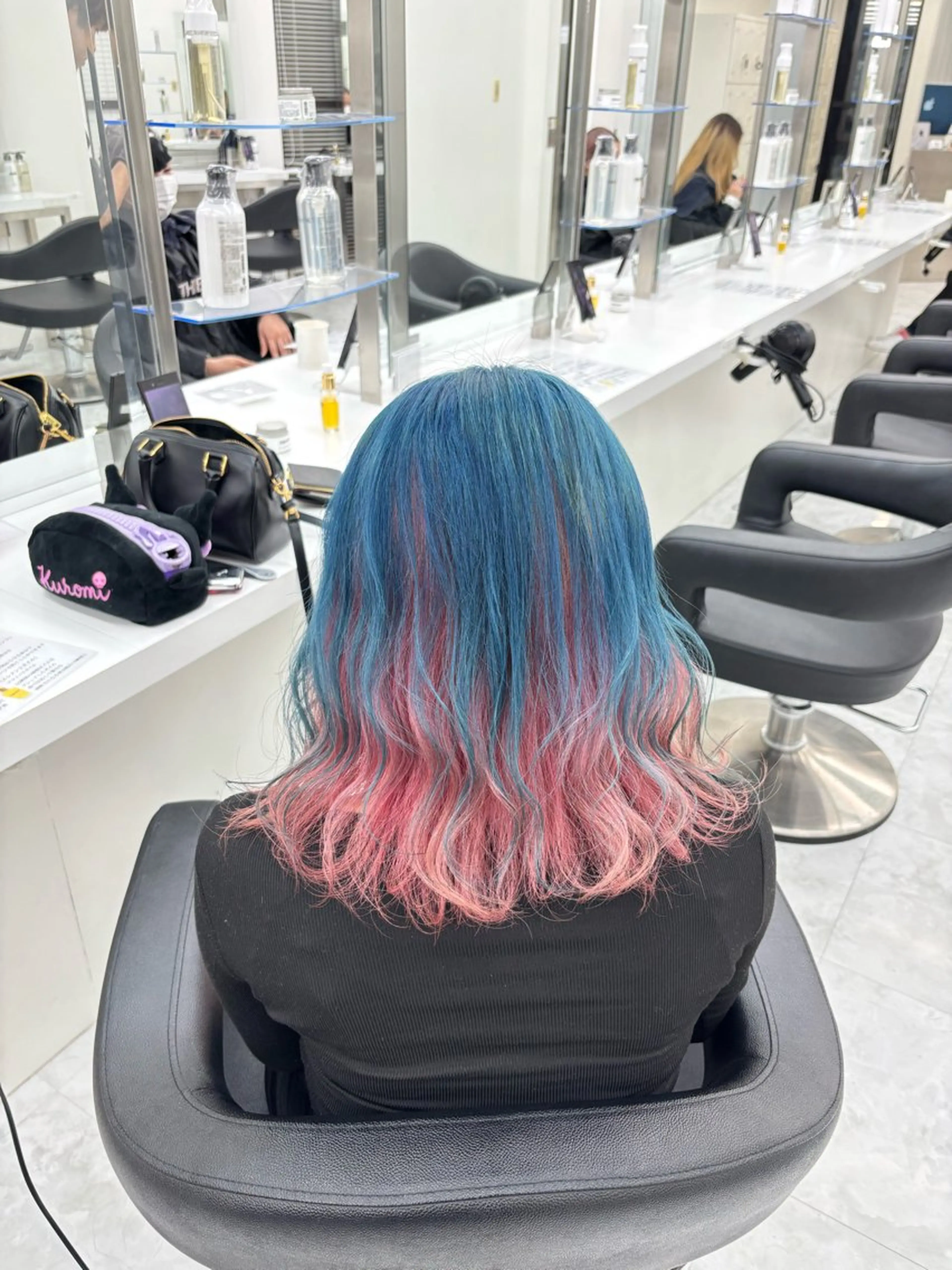 ミディアム カラー ヘアカラー ヘッドスパ ヘアセット 🫧韓国風透明感 ヘア🫧towaのヘアスタイル