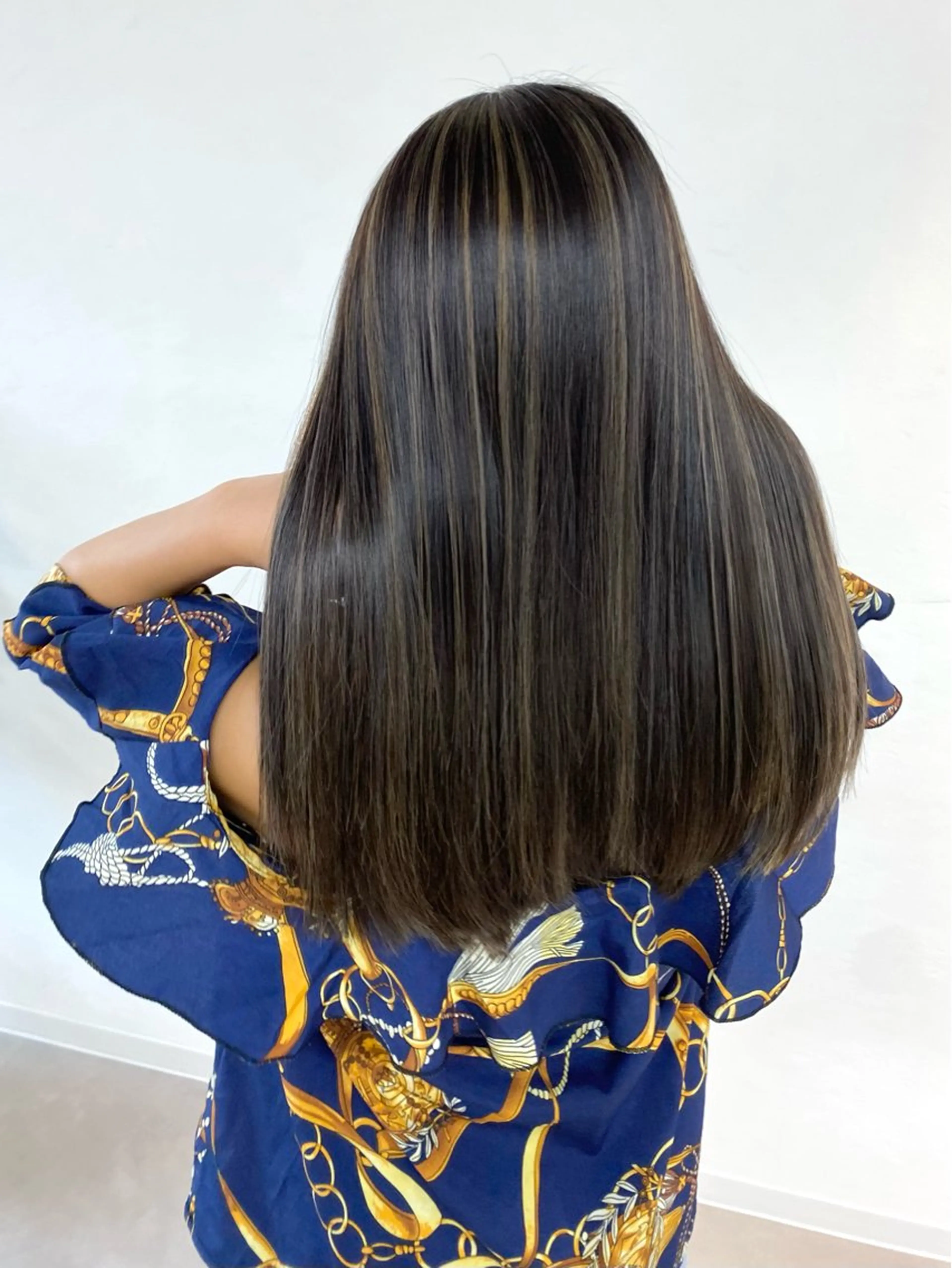 セミロング ハイライト 当日予約🆗ショート /ハイライト/松本のヘアスタイル