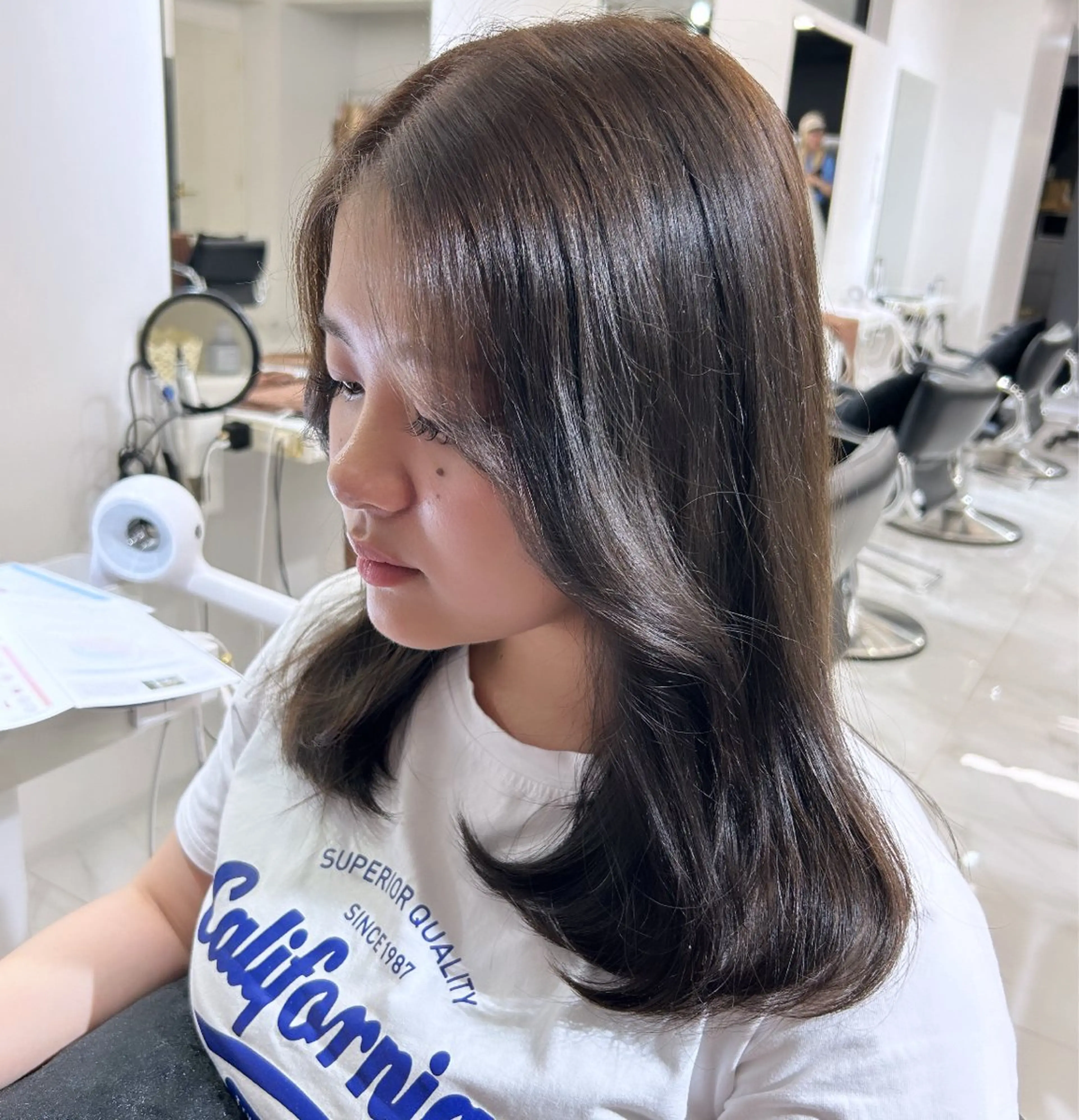 ロング カラー haruka /韓国レイヤーのヘアスタイル