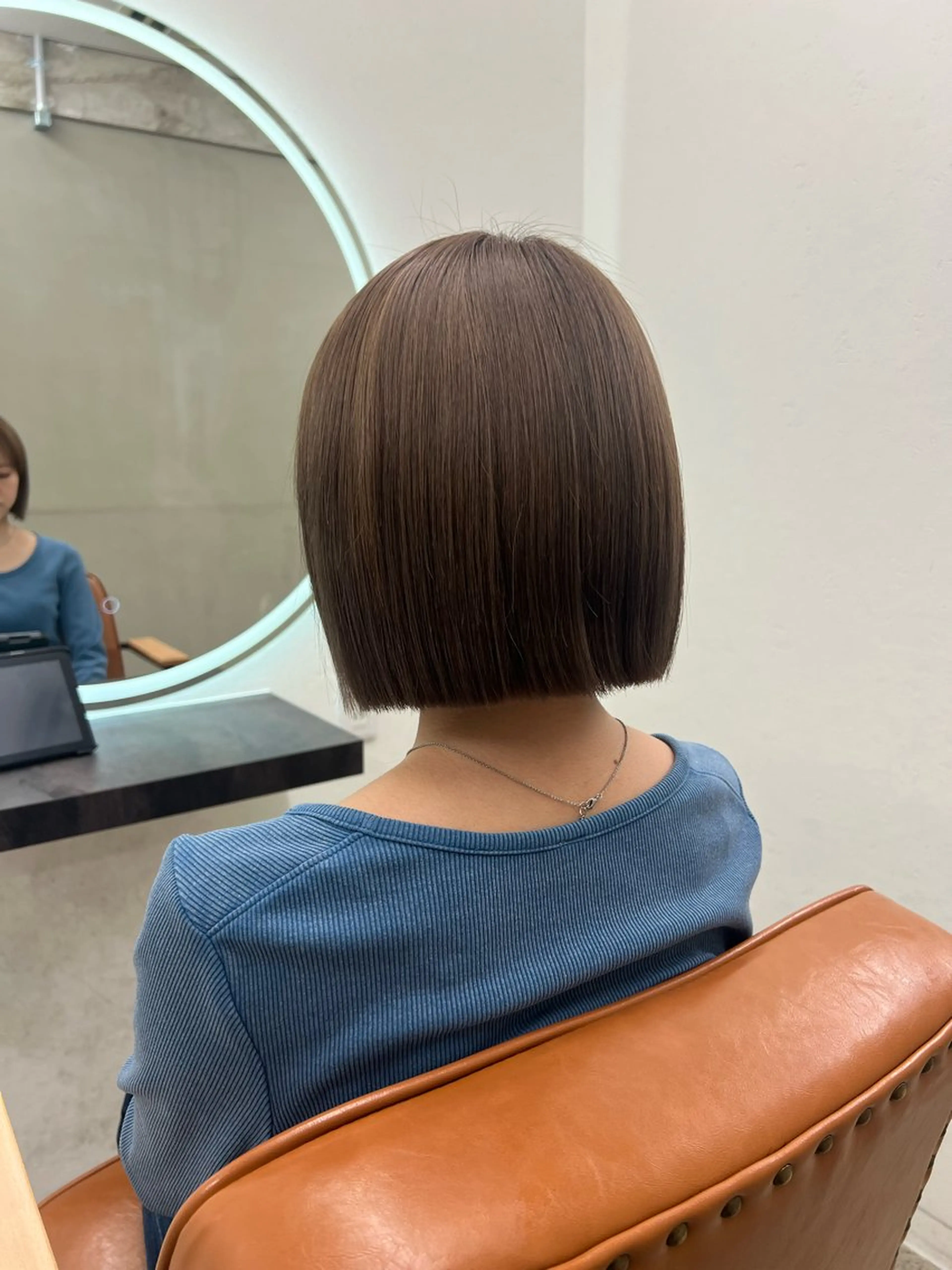 【朝ラク命の方へ🪞✨】 似合わせカット＋地毛風ストレート＋補修トリートメントの写真