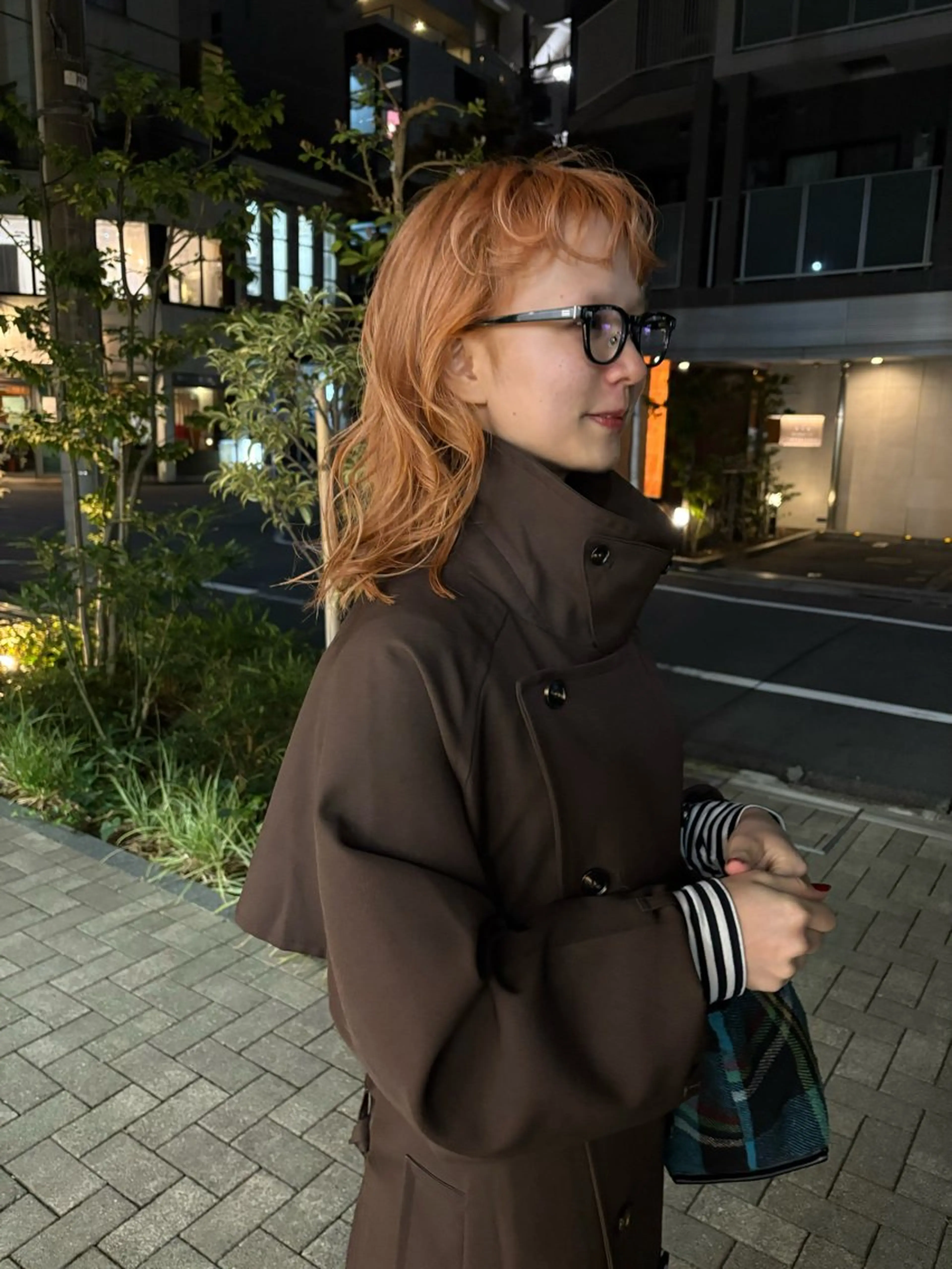 セミロング カラー カット ヘアカラー eri kinjoのヘアスタイル