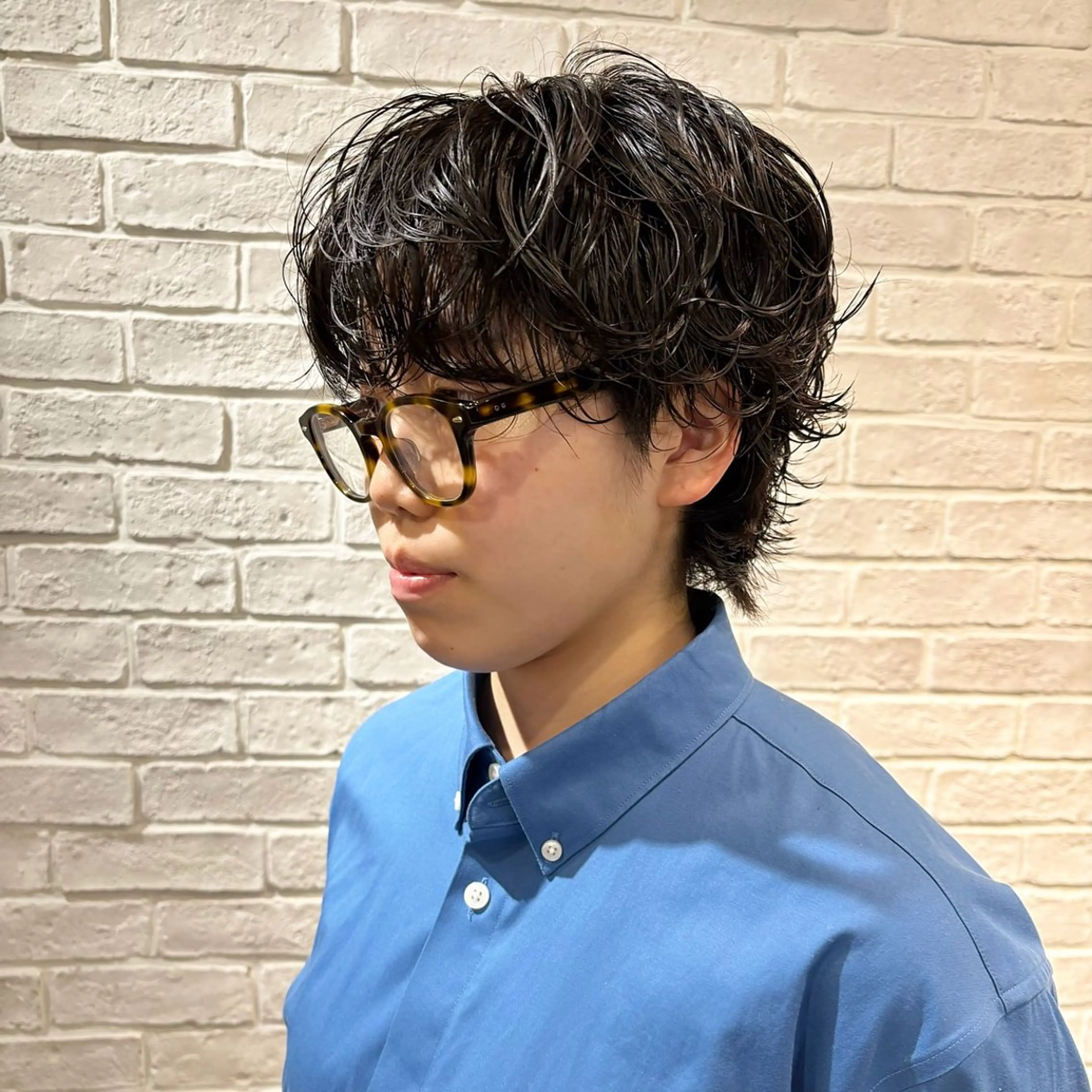 ショート パーマ レイヤーカット ショートヘア カット パーマ トリートメント 札幌パーマ/ レイヤー/後藤海音のヘアスタイル