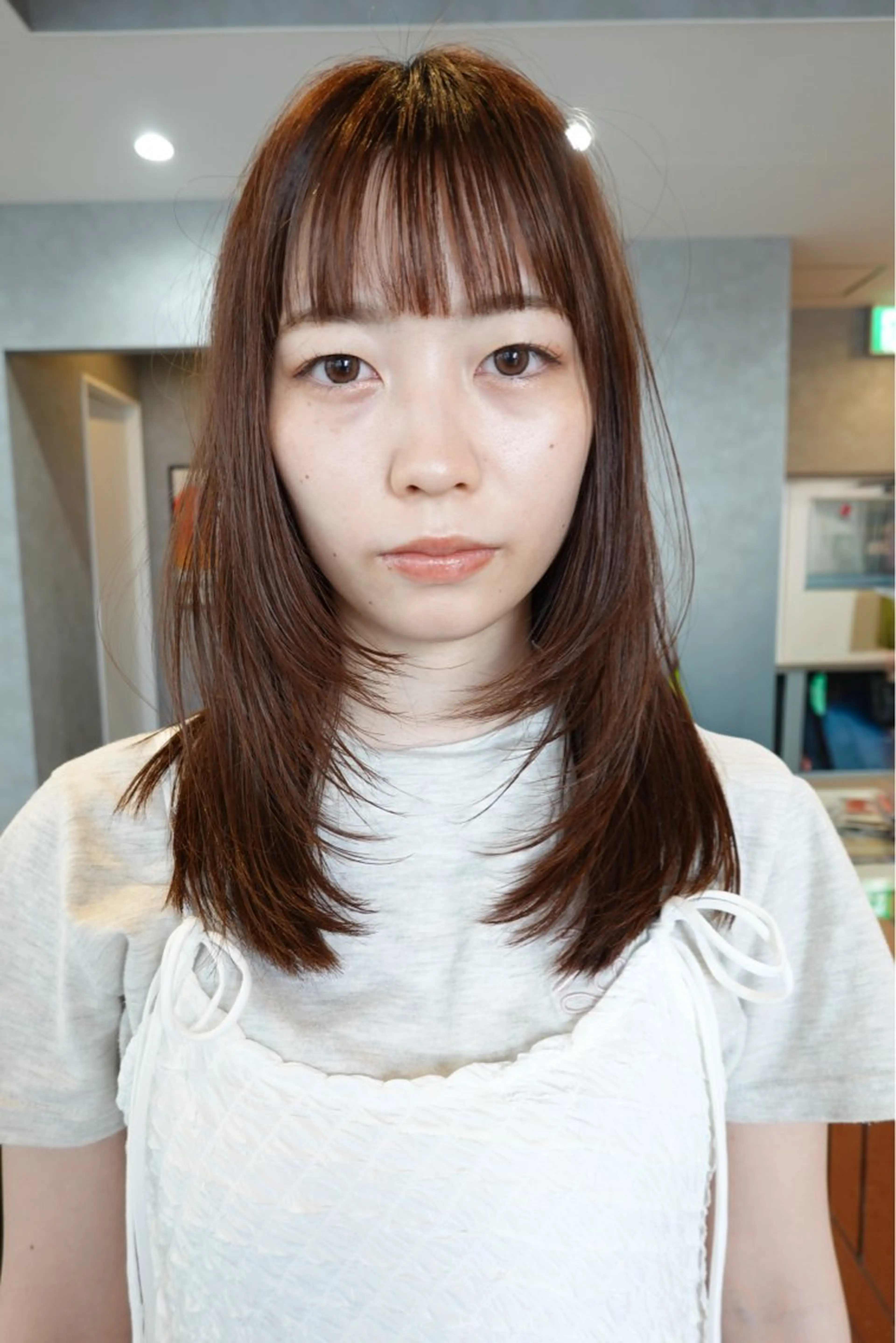 セミロング aika/パーマ/ ショート/伏見のヘアスタイル