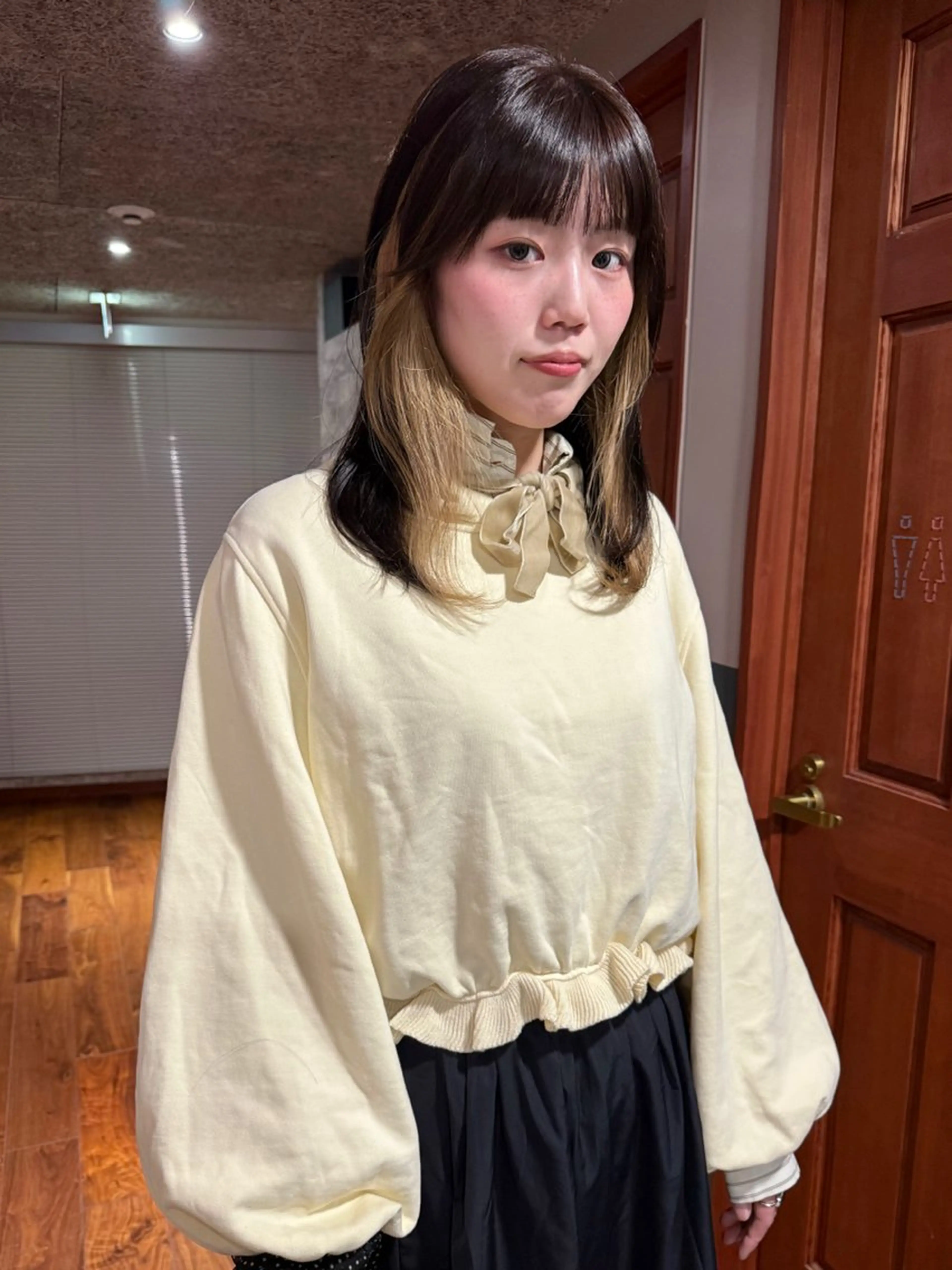 ミディアム カラー カット ヘアカラー トリートメント mai / linoah˚✧のヘアスタイル