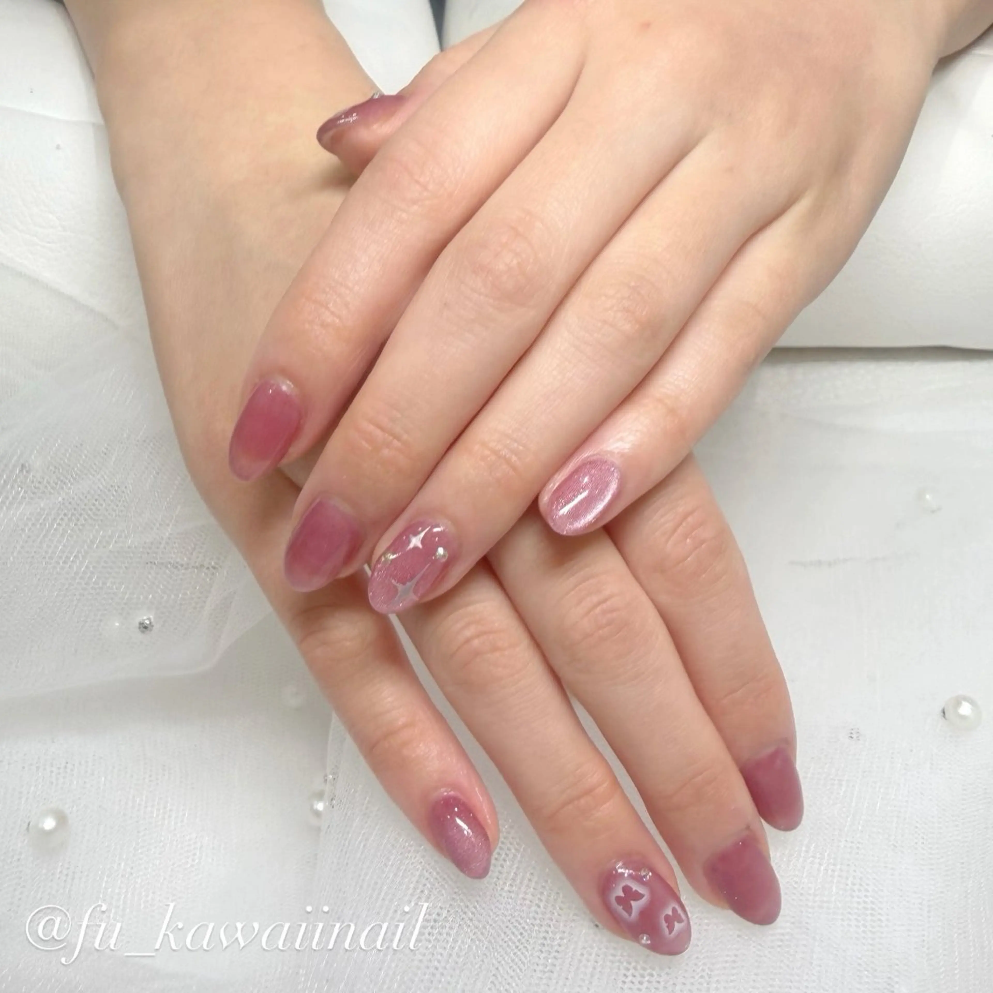 ネイル 🪞ヤギフウカ🪞 渋谷ネイルのネイルデザイン
