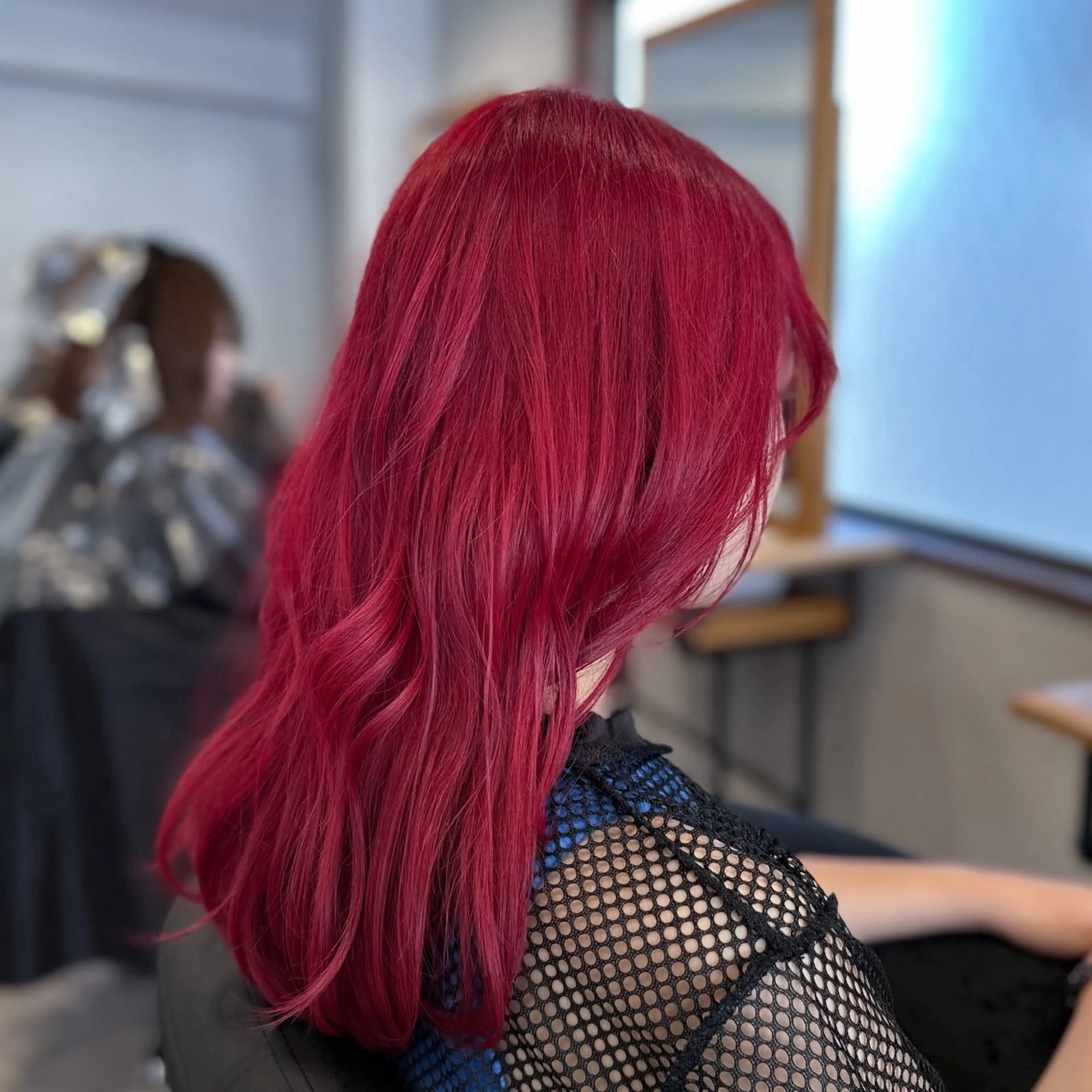 セミロング カラー レッドカラー affect 上大岡所属・《髪質改善・縮毛矯正 /ブリーチ》坂本爽のヘアスタイル