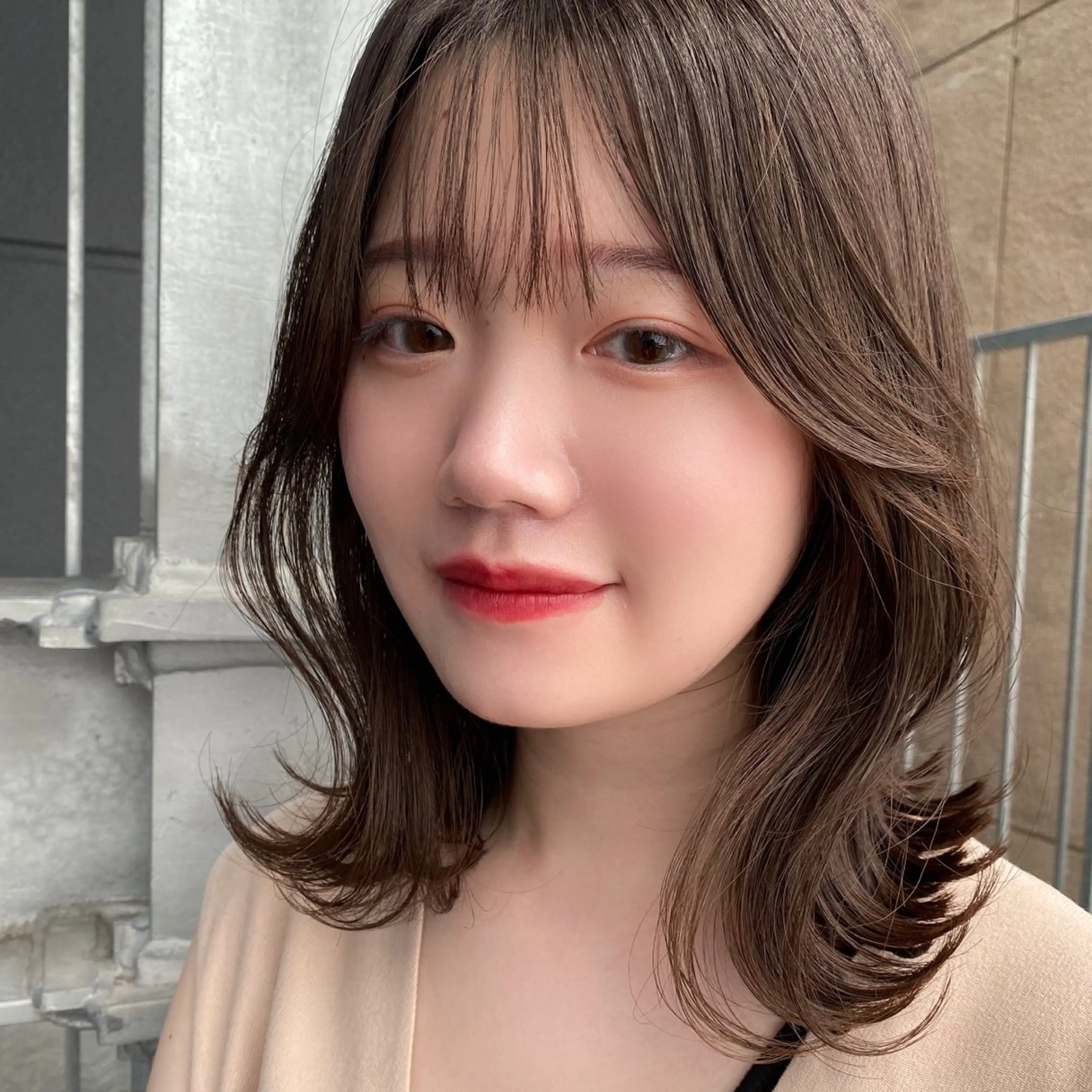 カラー カット ヘアカラー トリートメント りな💗垢抜け前髪/ レイヤー💗縮毛矯正のヘアスタイル