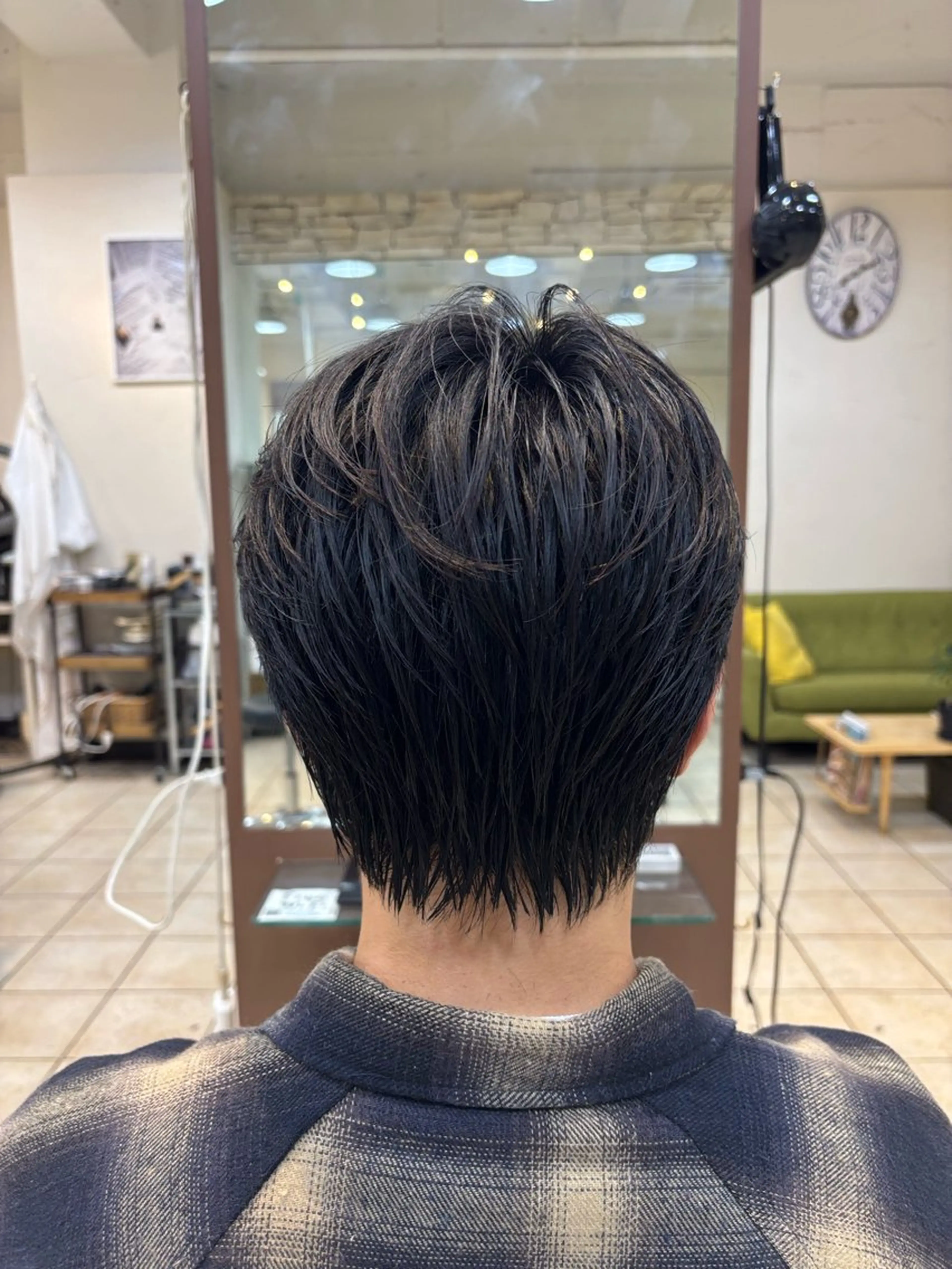 ショート メンズ スパイキーショート/ メンズパーマ/関内涼のヘアスタイル
