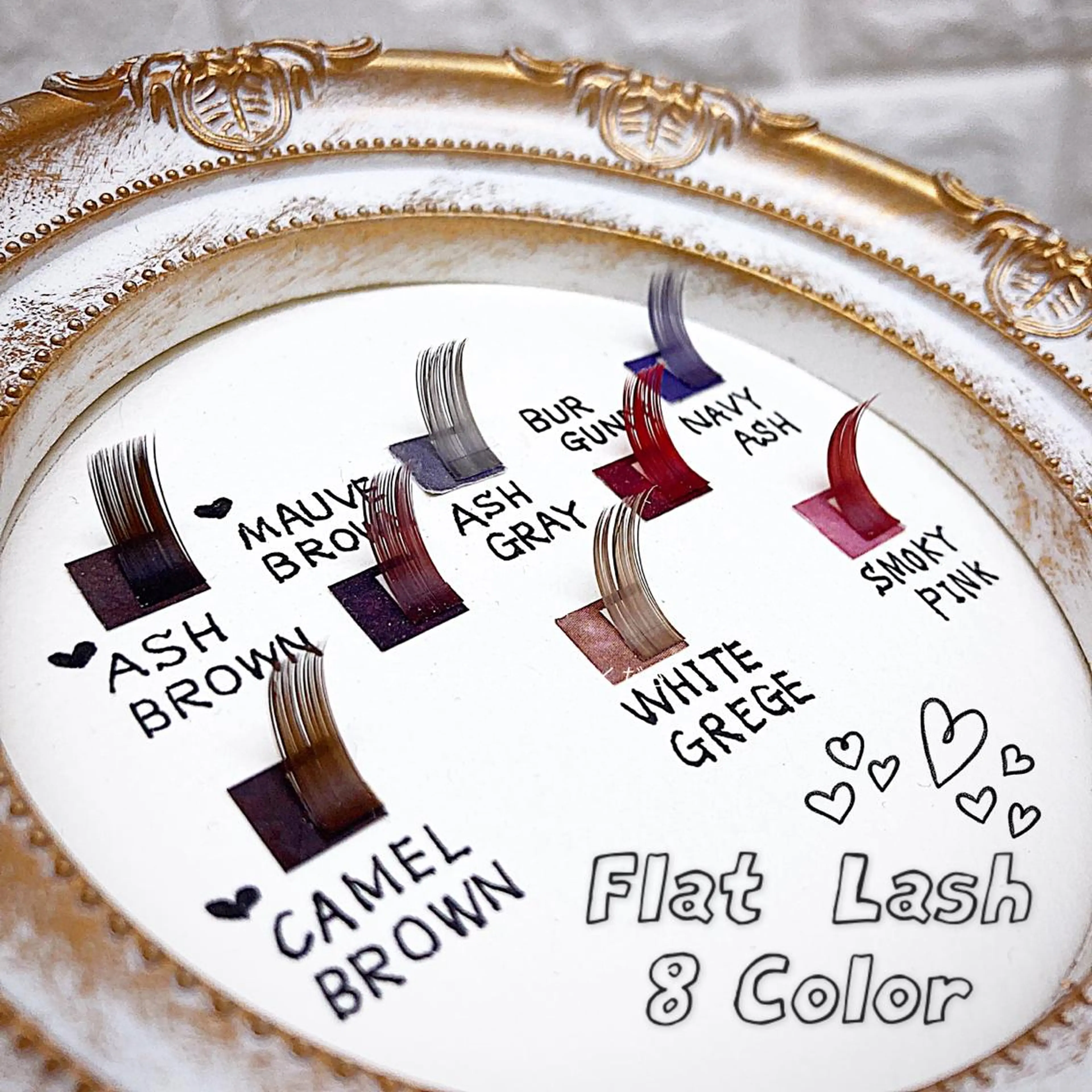 初回予約❖フラットラッシュカラー120本・コーティングサービス付（5分前にご来店ください）オフ代300の写真