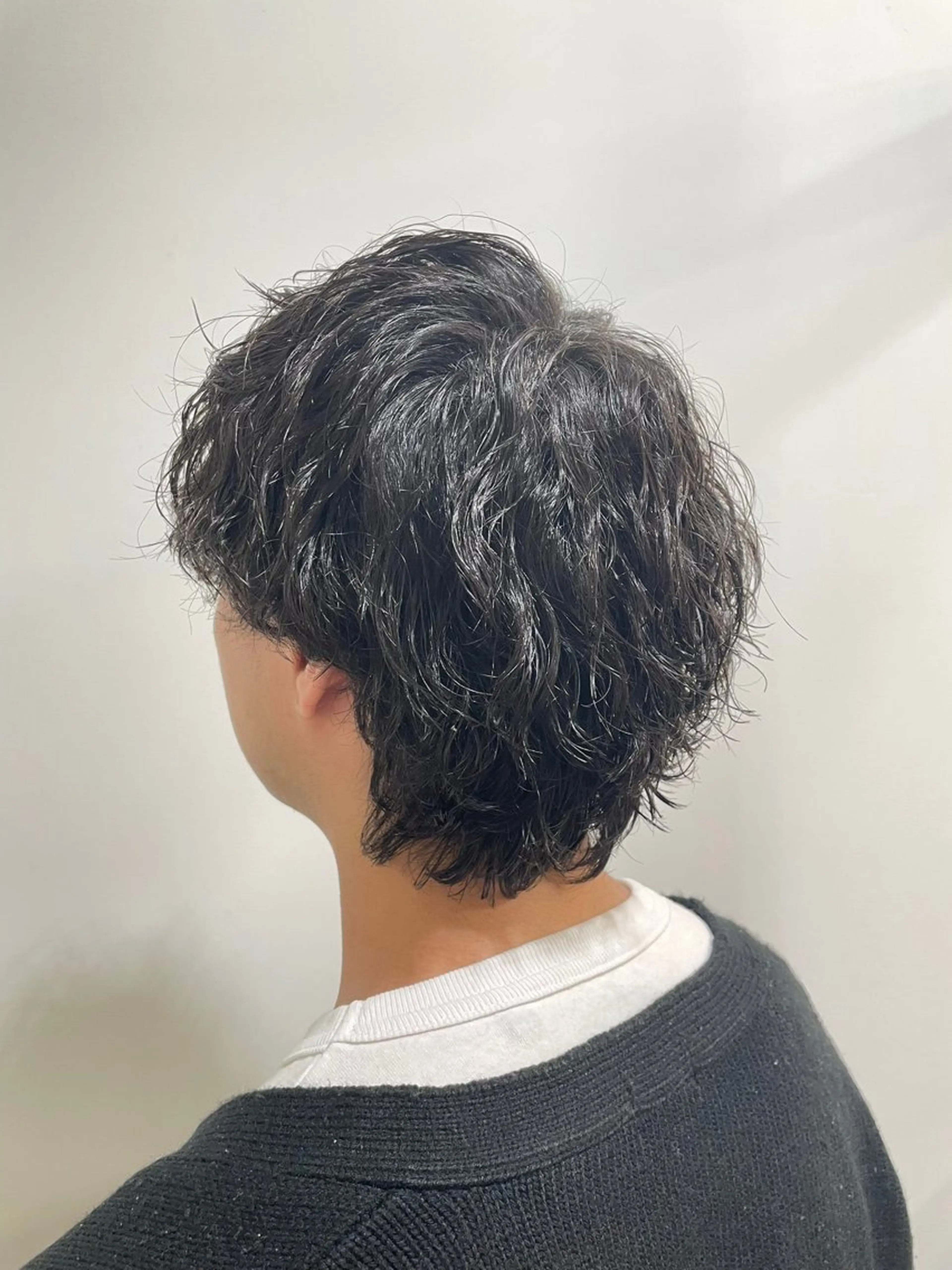 ミディアム パーマ メンズ サトウ コウキ  メンズのヘアスタイル