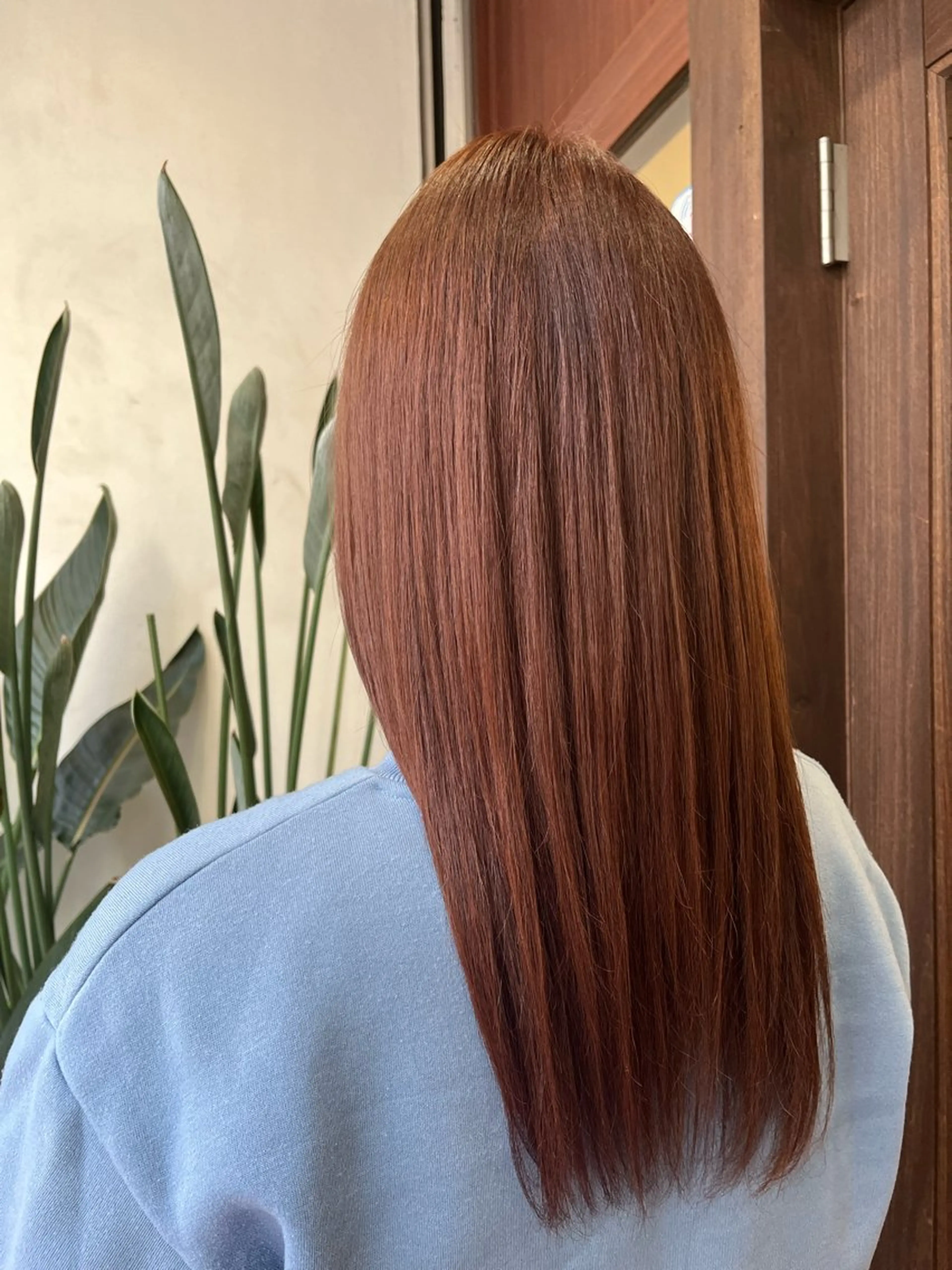 カラー 透明感/低ダメージ インナー🩵角田紗雪のヘアスタイル