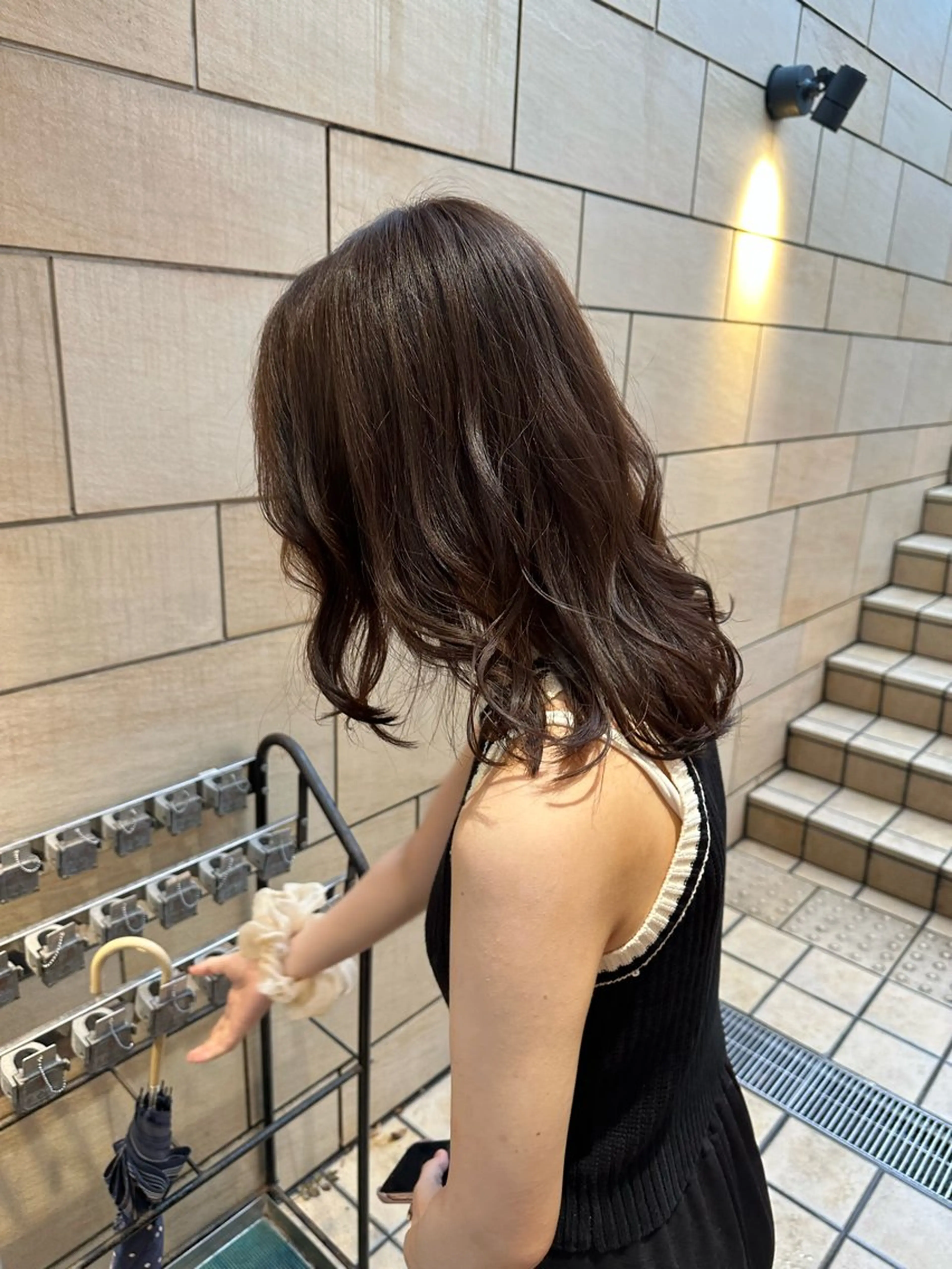 ミディアム カラー ヘアカラー トリートメント レイヤーカット 🫧kotoneのヘアスタイル