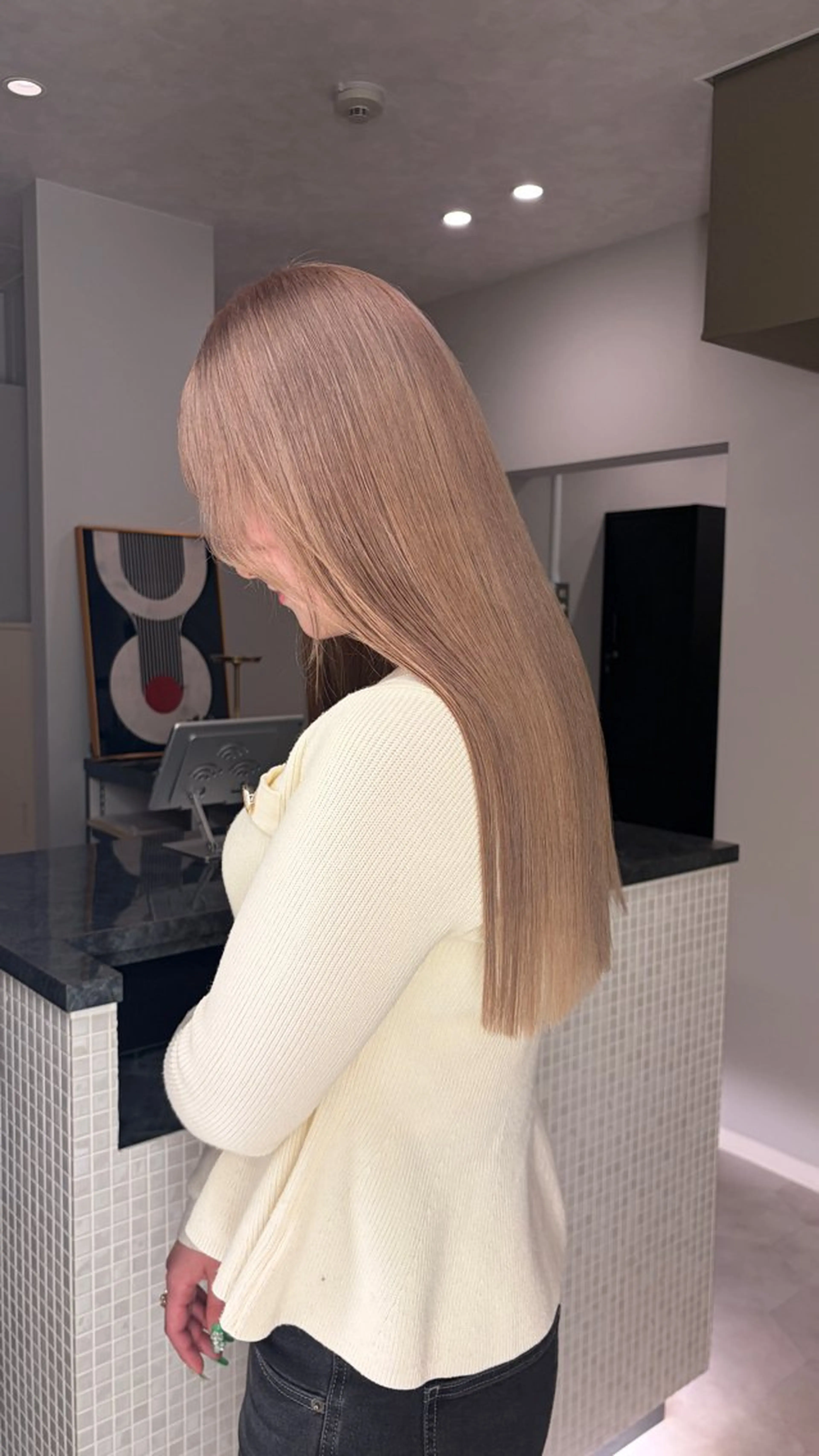 ロング 光岡 玲遠のヘアスタイル