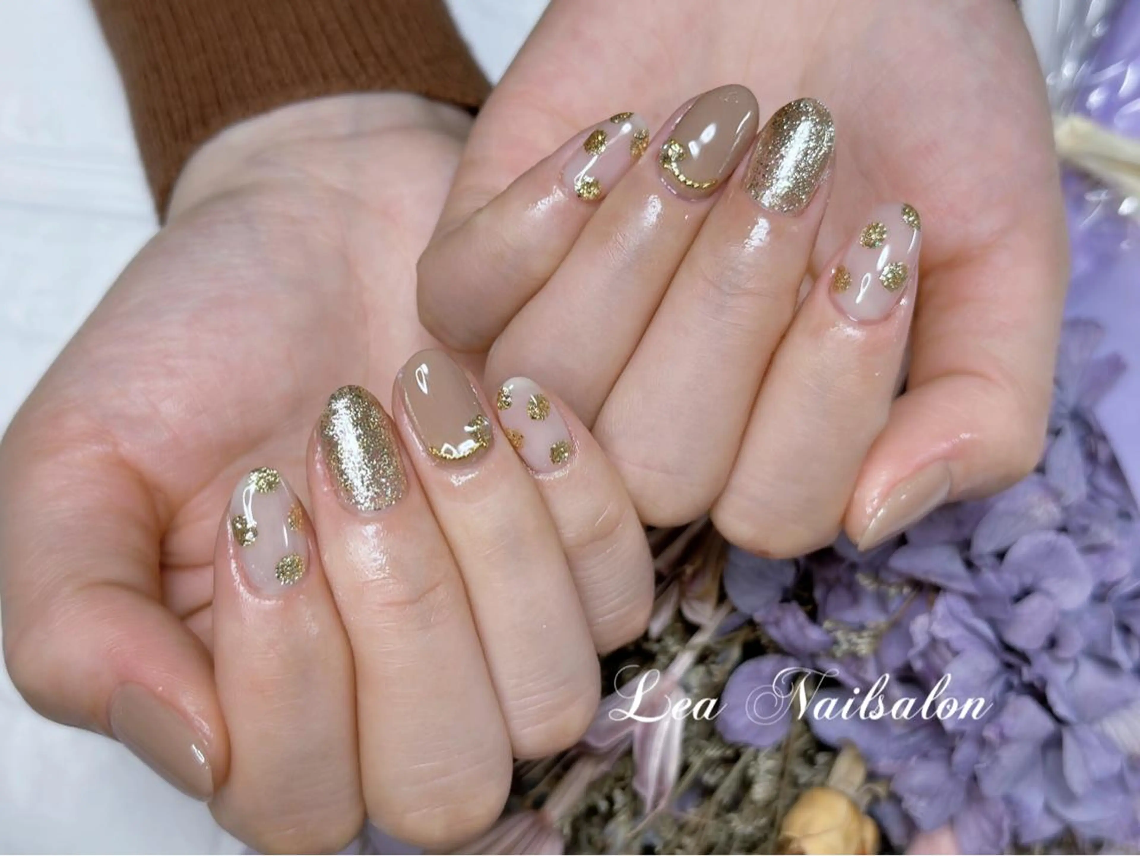 ショート カラー Le’a NailSalonのネイルデザイン