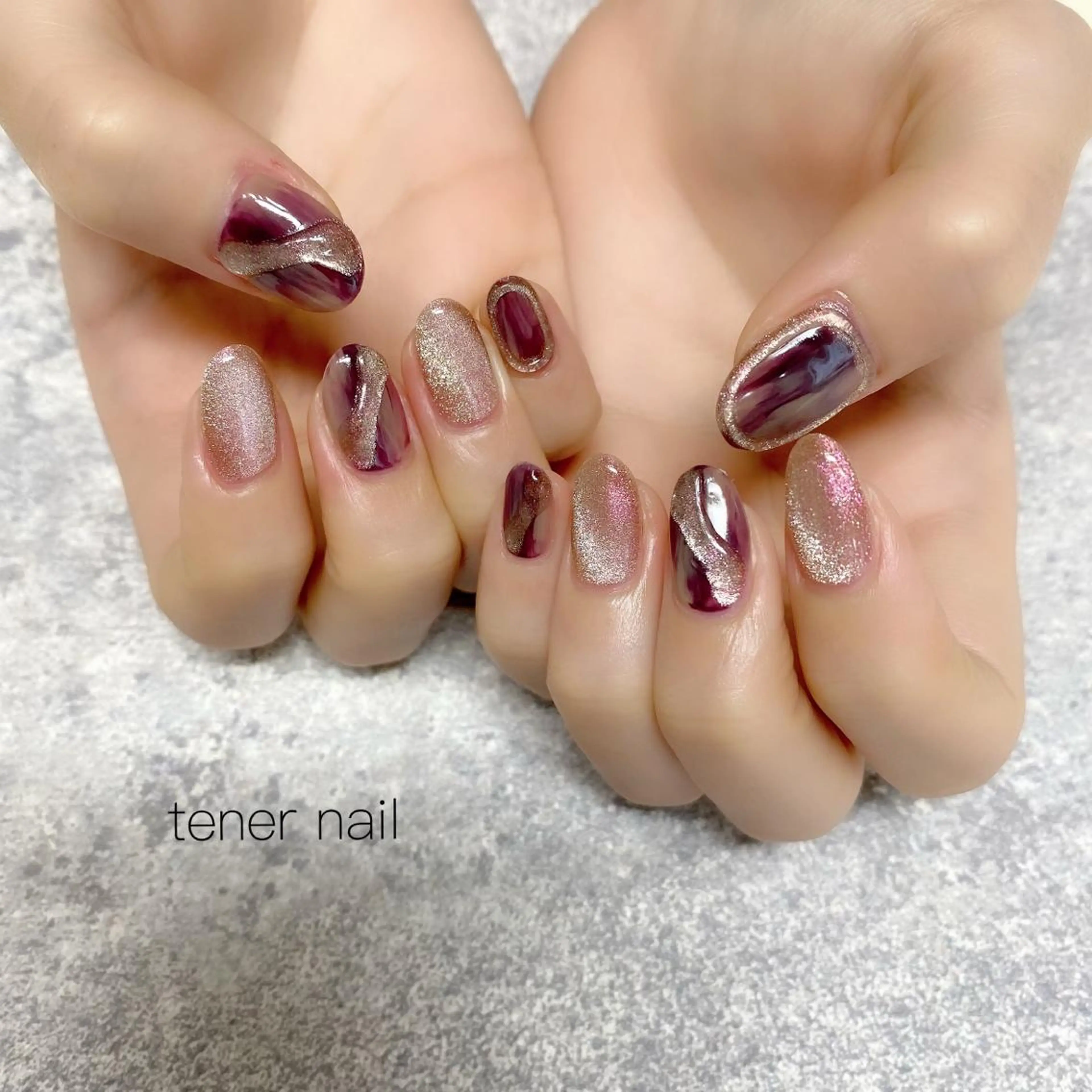 ネイル マグネットネイル テネルネイル tener nailのネイルデザイン