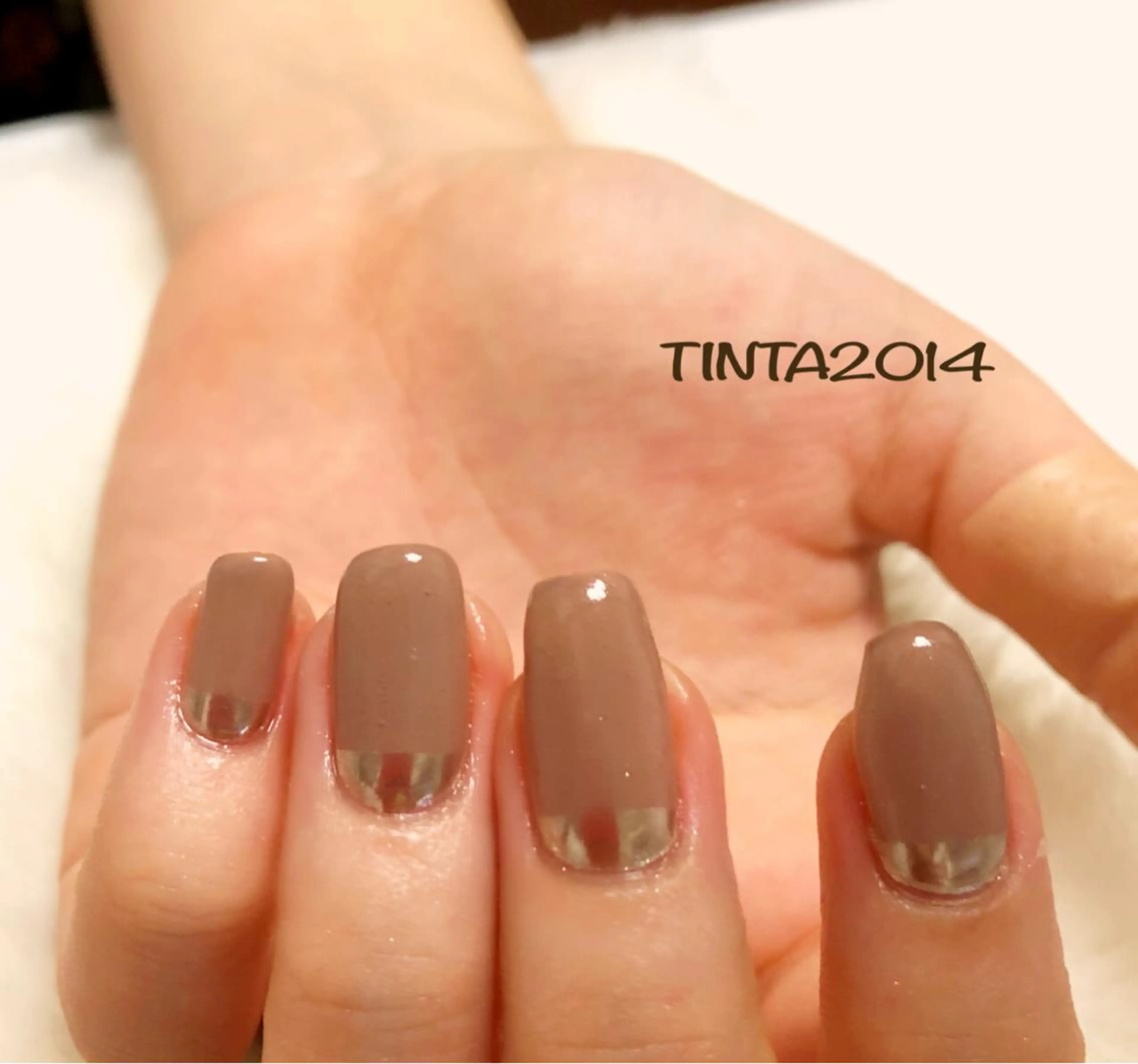 ネイル ミラーネイル ネイルサロン ティンタ所属・馬場 典子のネイルデザイン