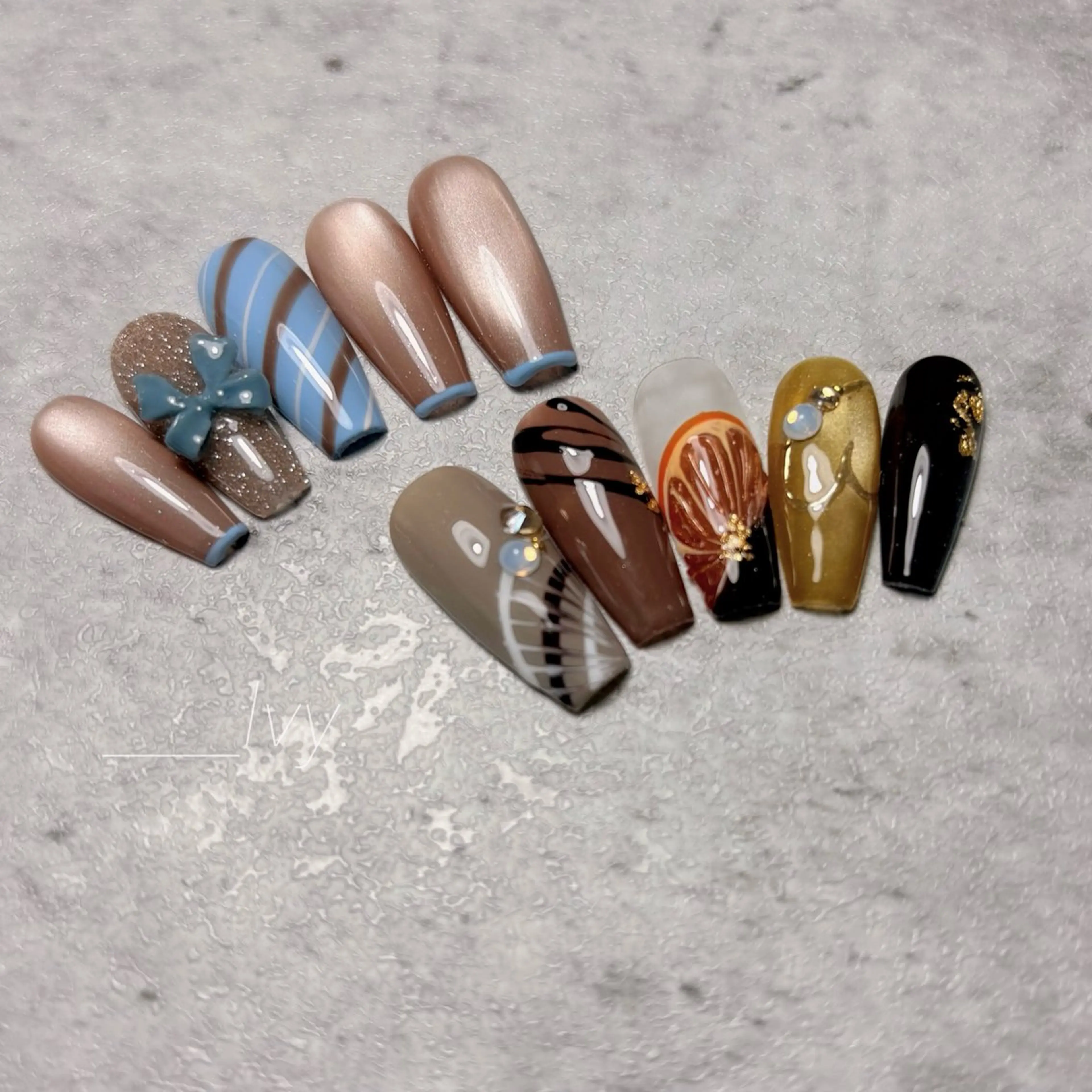 ネイル バレンタイン ハンドネイル ハンドケア nail salon Ivy【放出】のネイルデザイン