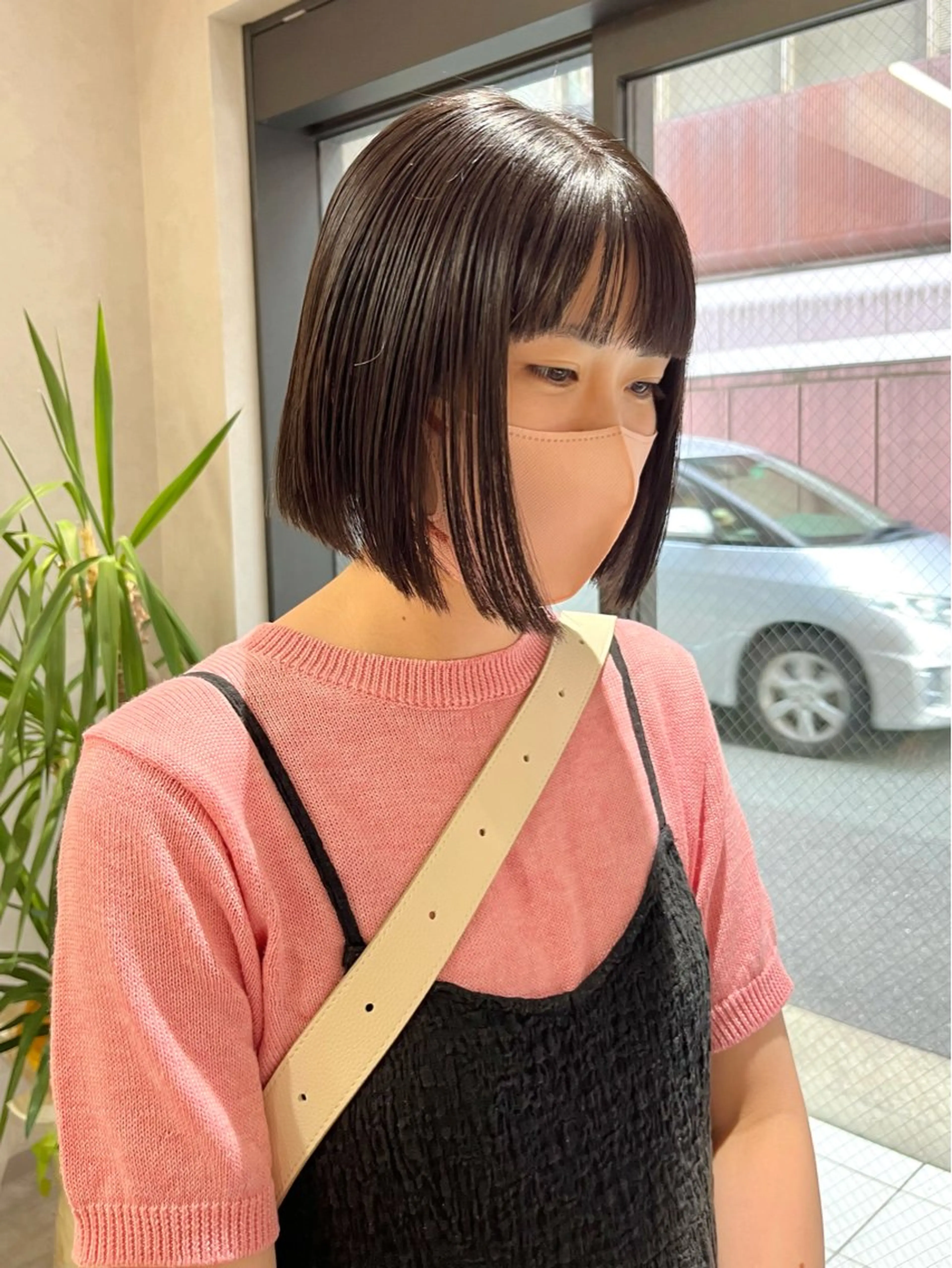 ショート カラー ブリーチ カット ヘアカラー トリートメント 有田裕真 【ブリーチカラー】のヘアスタイル