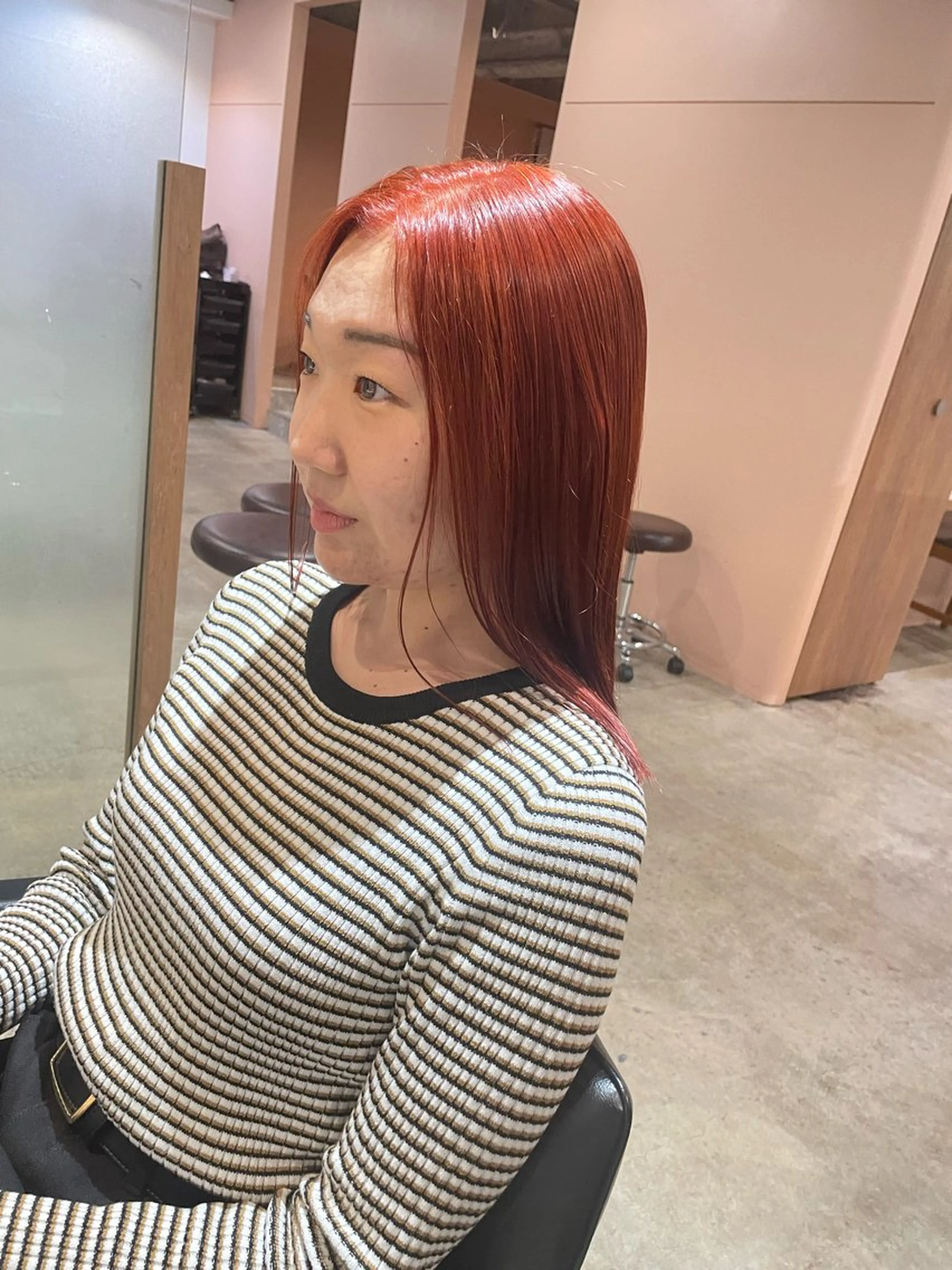 ロング カラー ヘアカラー トリートメント Hayashi Shioriのヘアスタイル