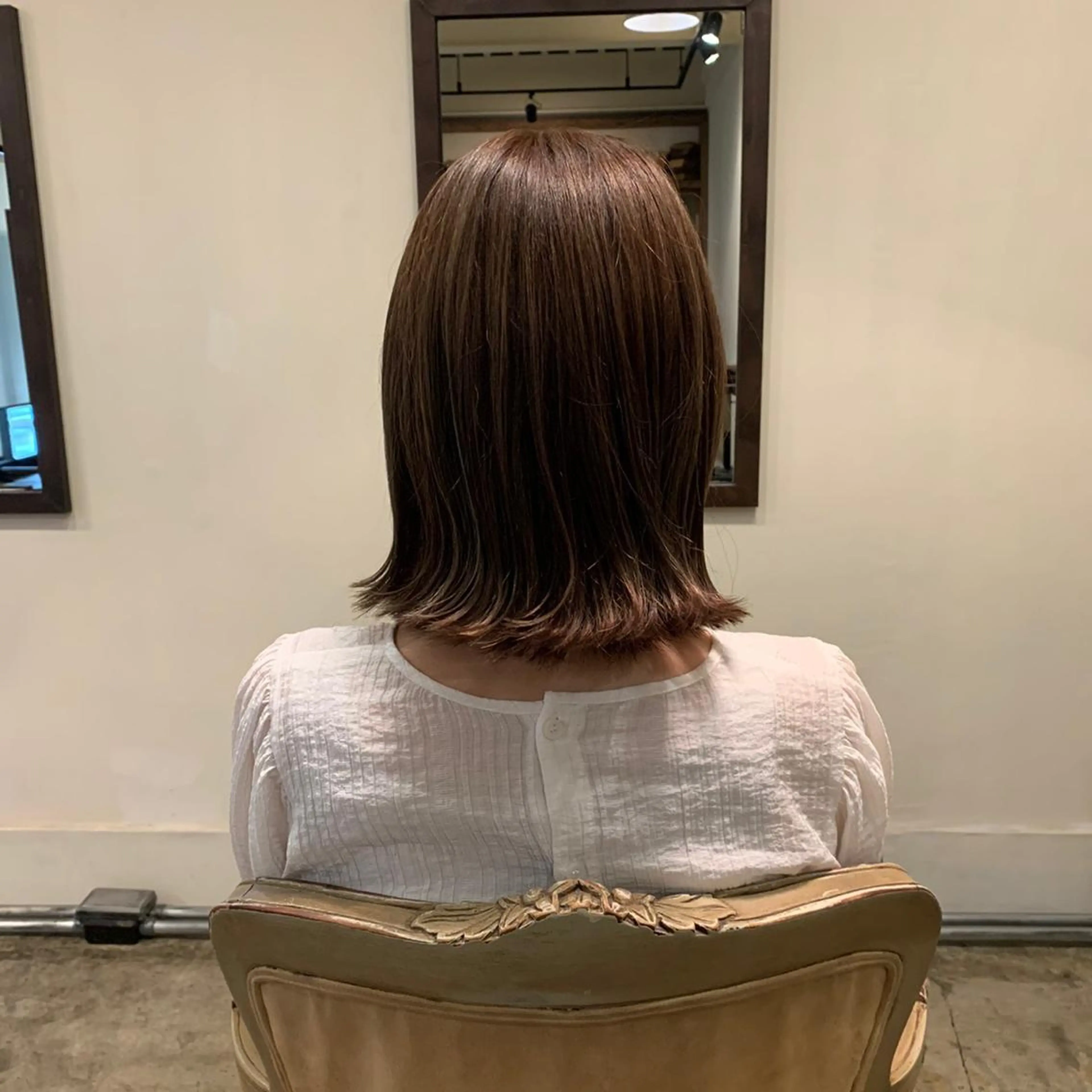 セミロング 池上 佐穂理のヘアスタイル