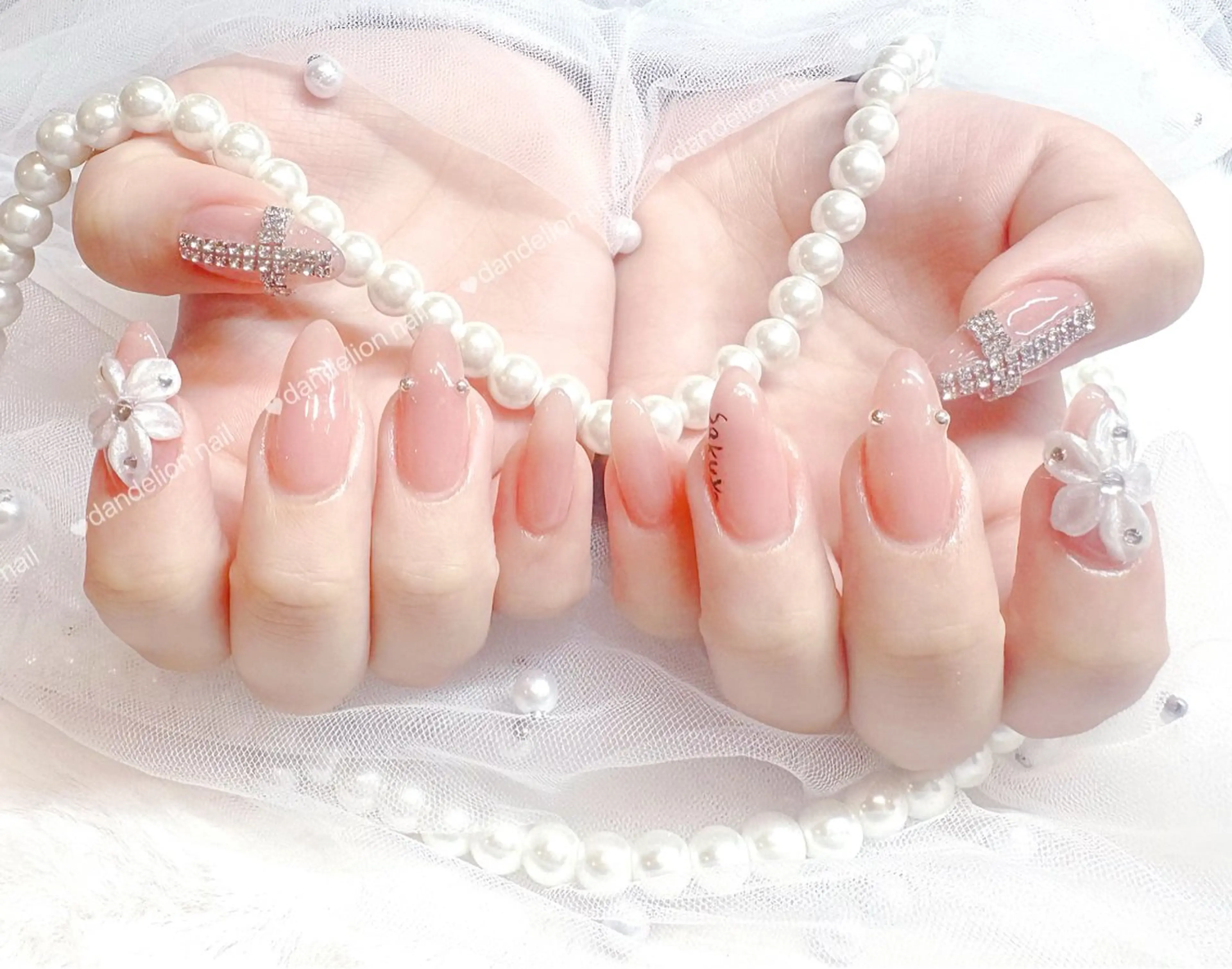 ネイル ジェルネイル 持ち込み パラジェル ワンホンネイル ハンドネイル dandelion nail北千住のネイルデザイン