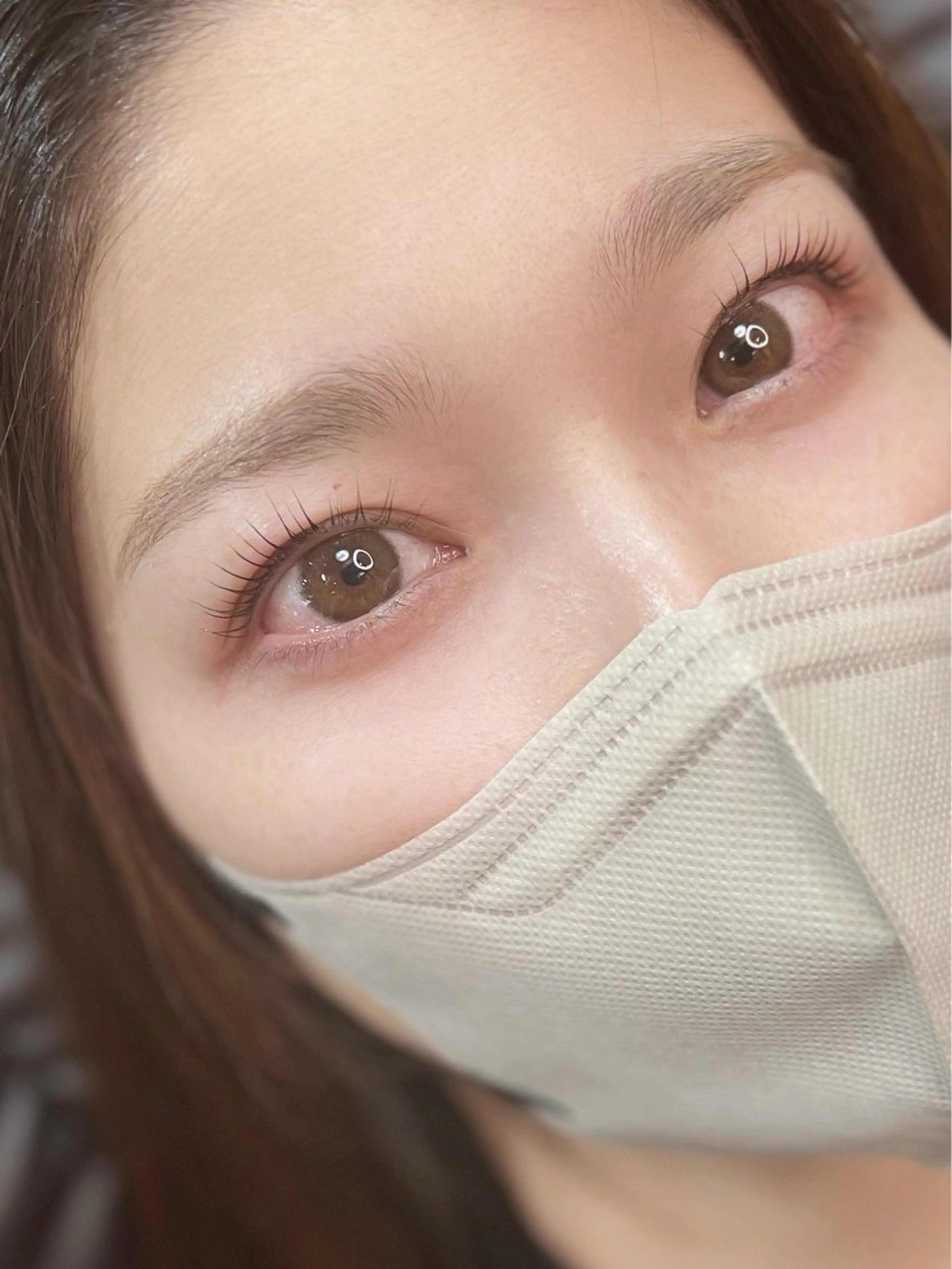 マツエク・マツパ ナチュラル 一重×まつ毛パーマ pico 守口 大日 門真 寝屋 摂津のマツエク・マツパデザイン