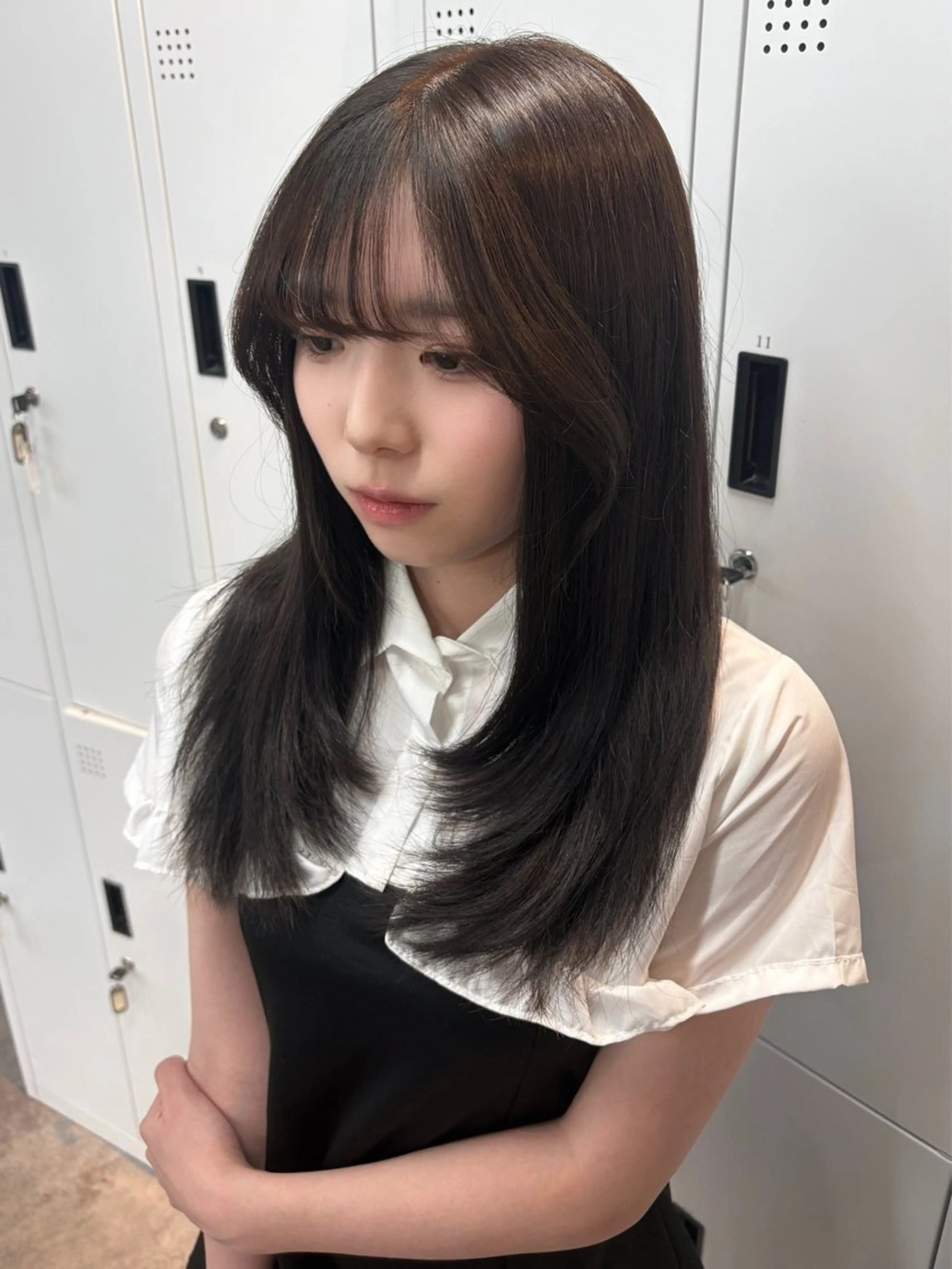 セミロング カラー ♱·༝ホノカ.⋆♱【 デザイン／複雑履歴】のヘアスタイル