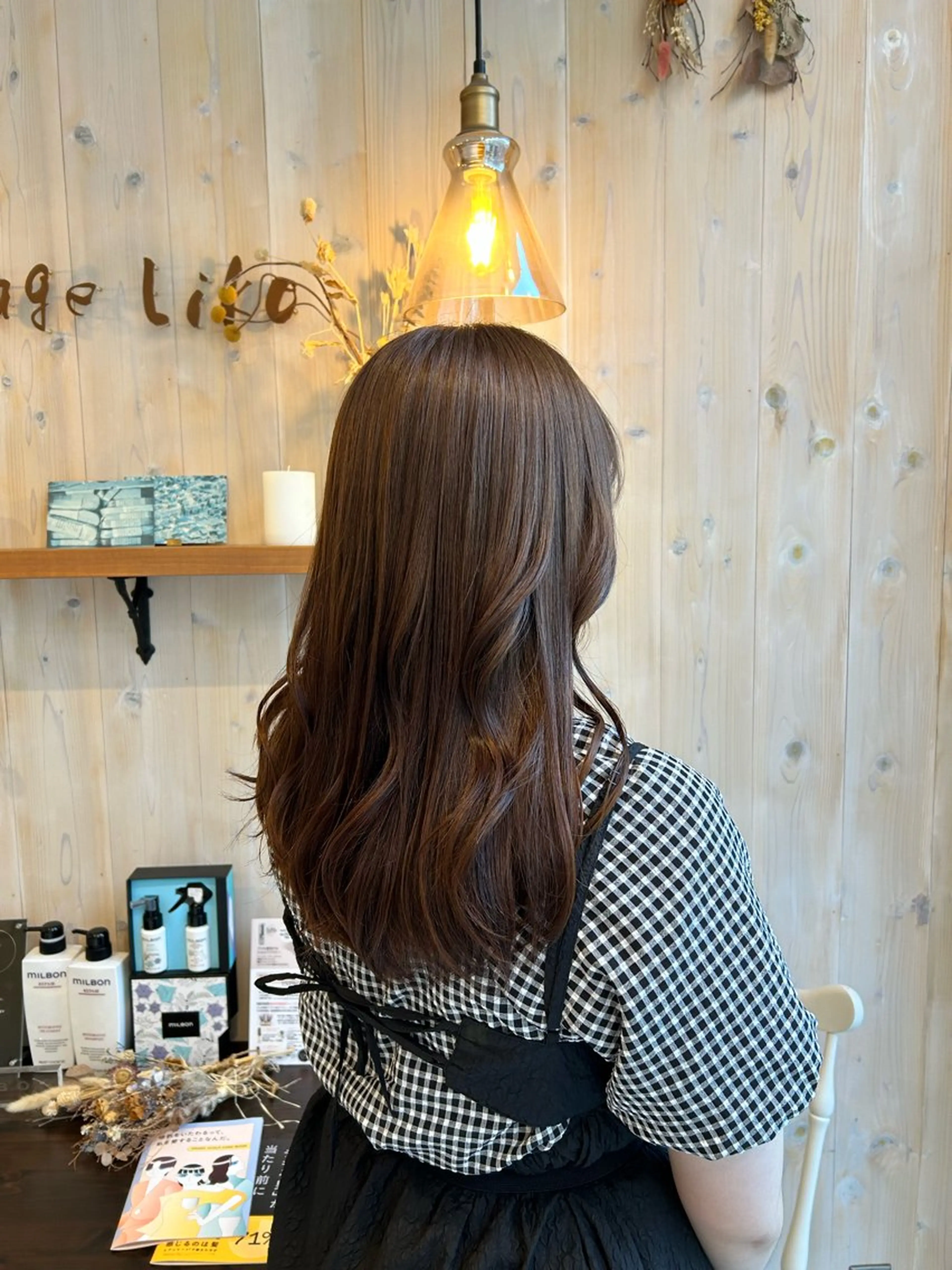 ミディアム カラー ブリーチ 透明感カラー ダブルカラー ブリーチなしカラー カット ヘアカラー アニメオタク美容師/ miharuのヘアスタイル