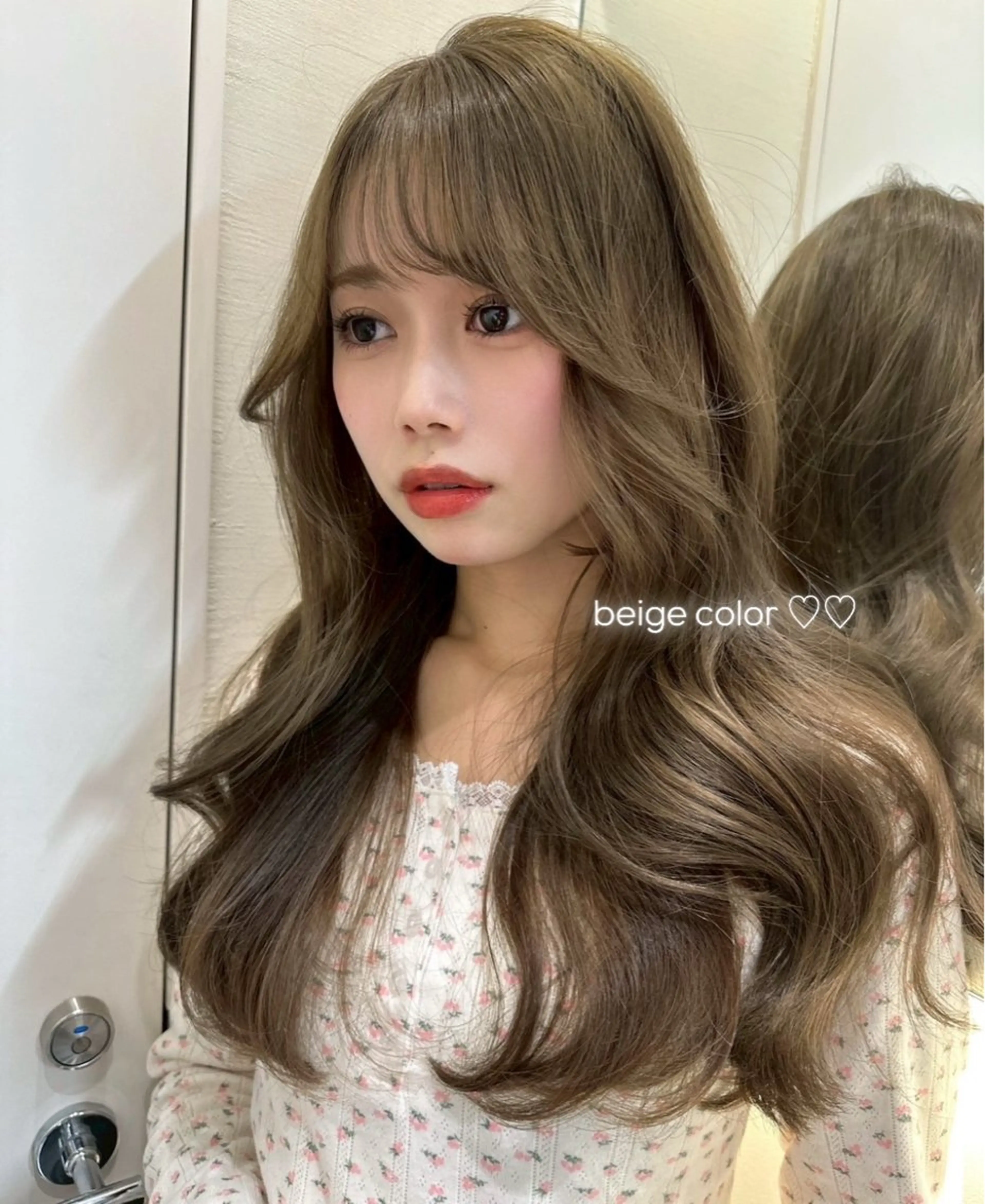 カラー カット ヘアカラー あ い か 🎀 レイヤーカットのヘアスタイル