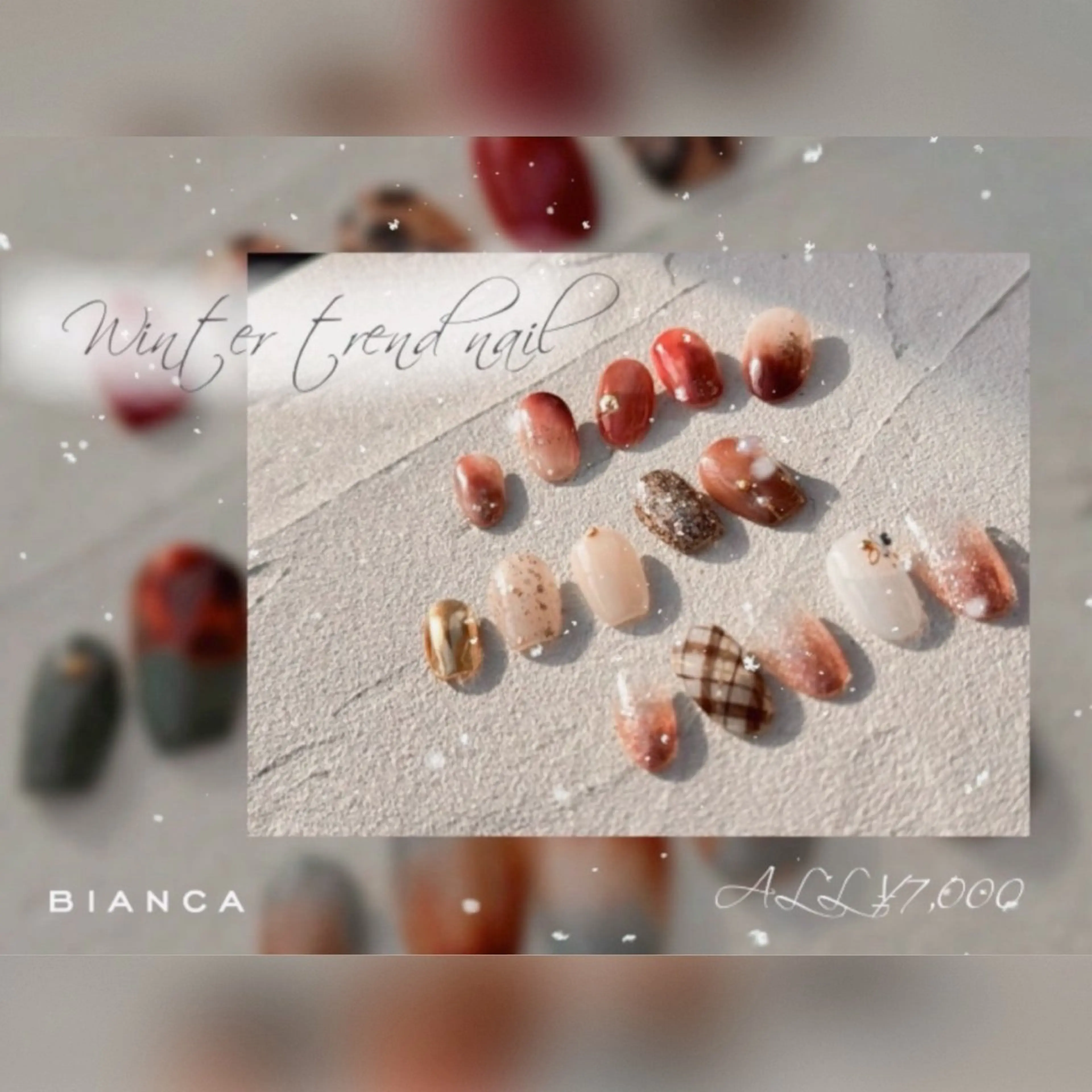 ネイル ハンドネイル Bianca川越 🍓Nakasoneのネイルデザイン