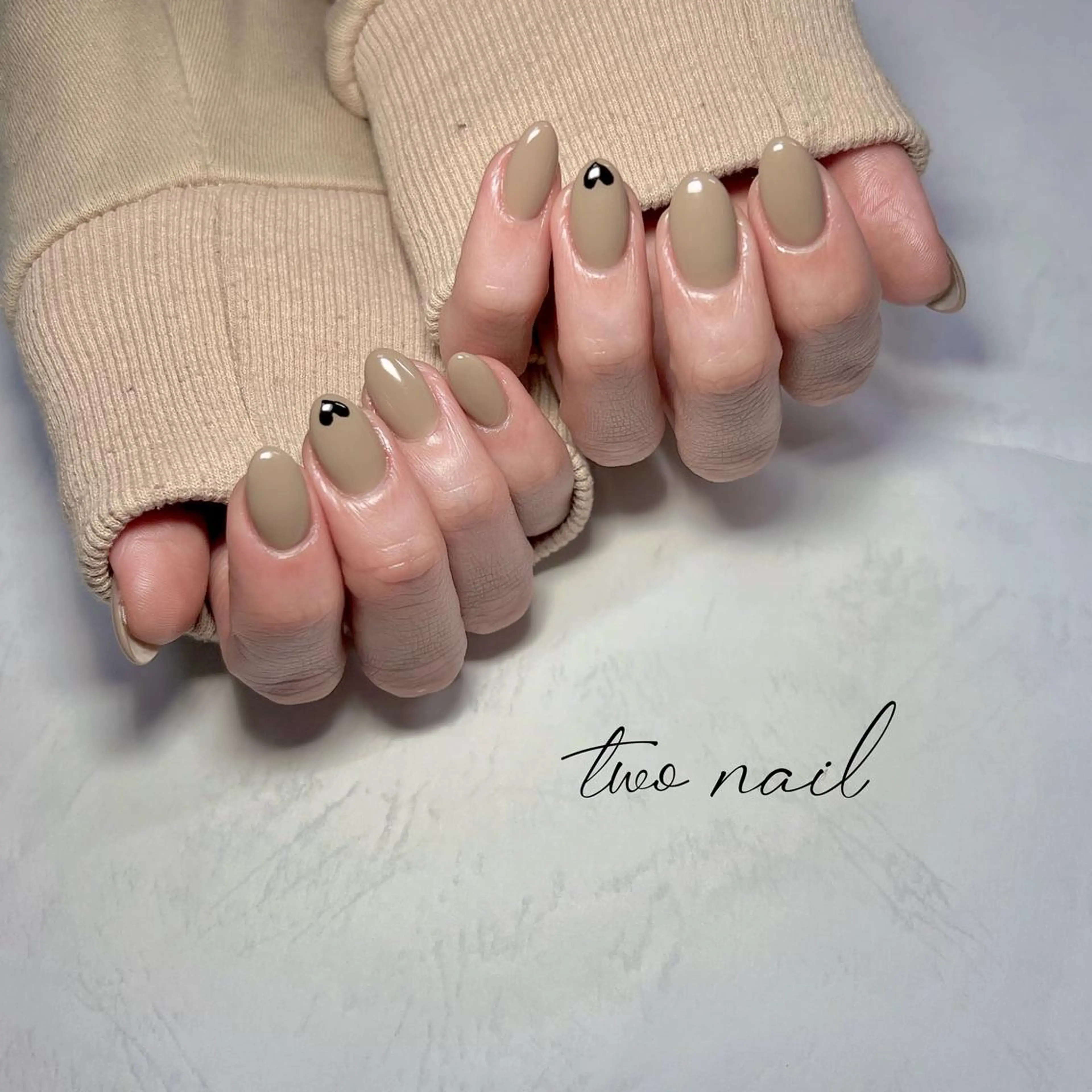 ネイル アートネイル フットネイル ハート ニュアンスネイル オフィスネイル two nailのネイルデザイン