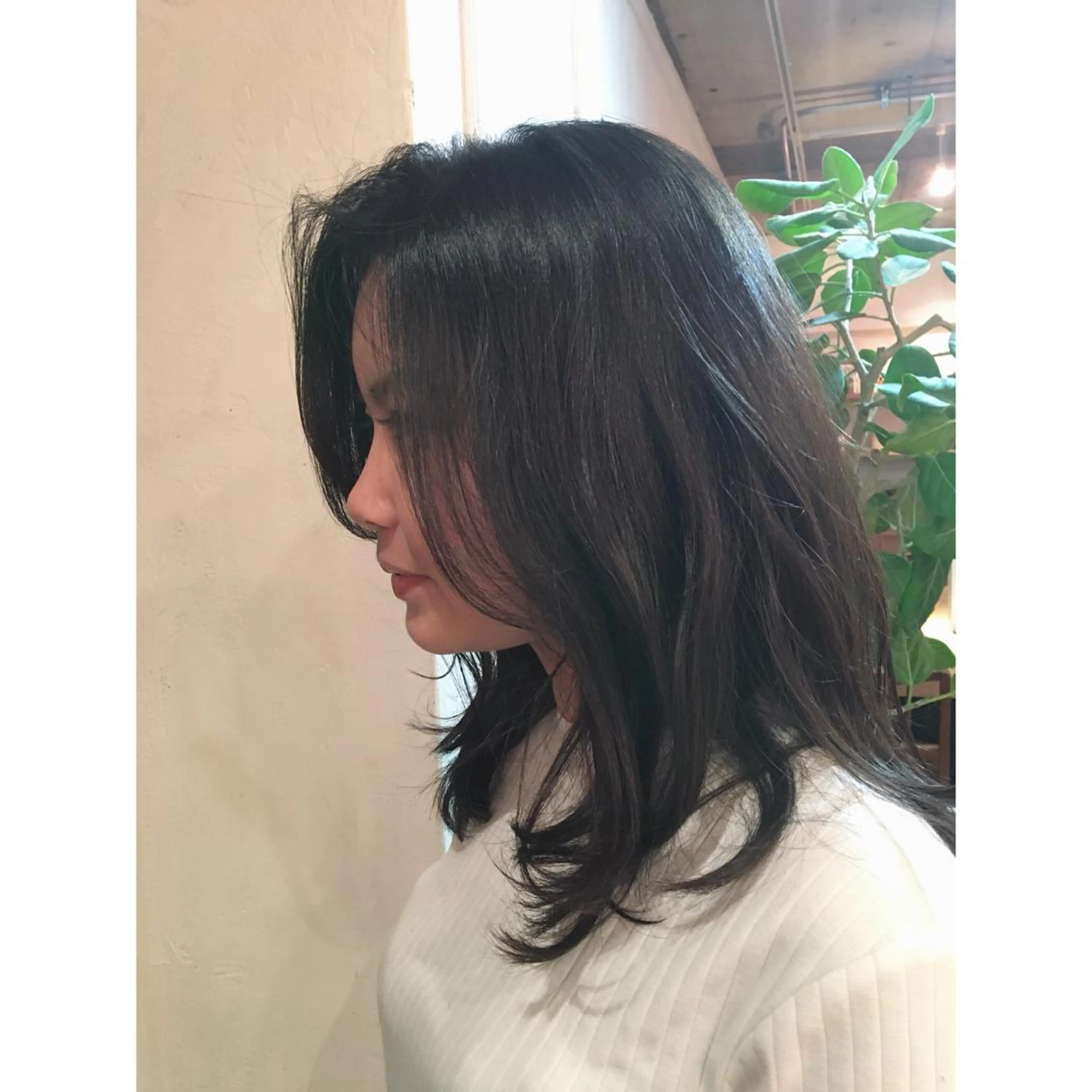 ミディアム パーマ カット トリートメント 銀座🤍ボブ/ ミディアム/佐野夢美のヘアスタイル