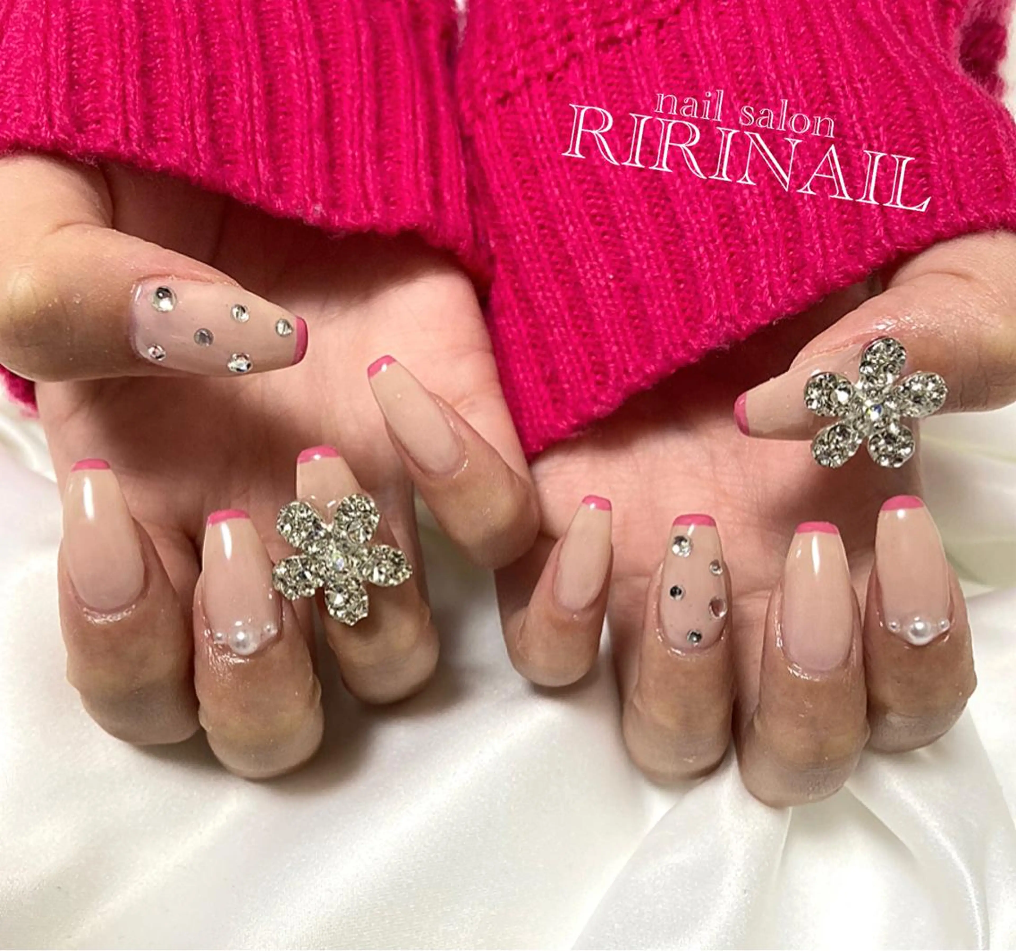 ネイル ピンク ハンドネイル RIRI NAIL♡のネイルデザイン