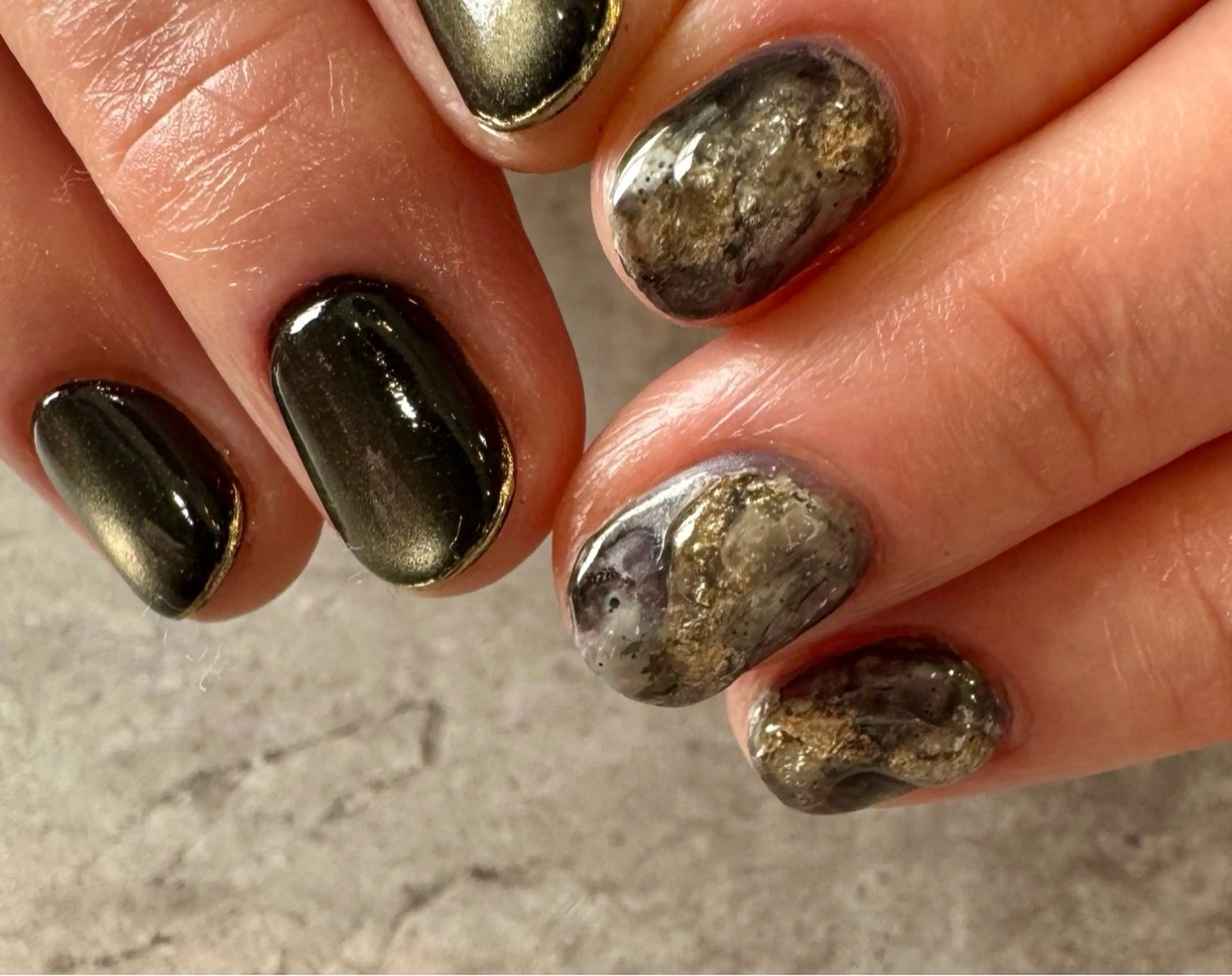 ネイル ニュアンスネイル ハンドネイル Blé nailのネイルデザイン