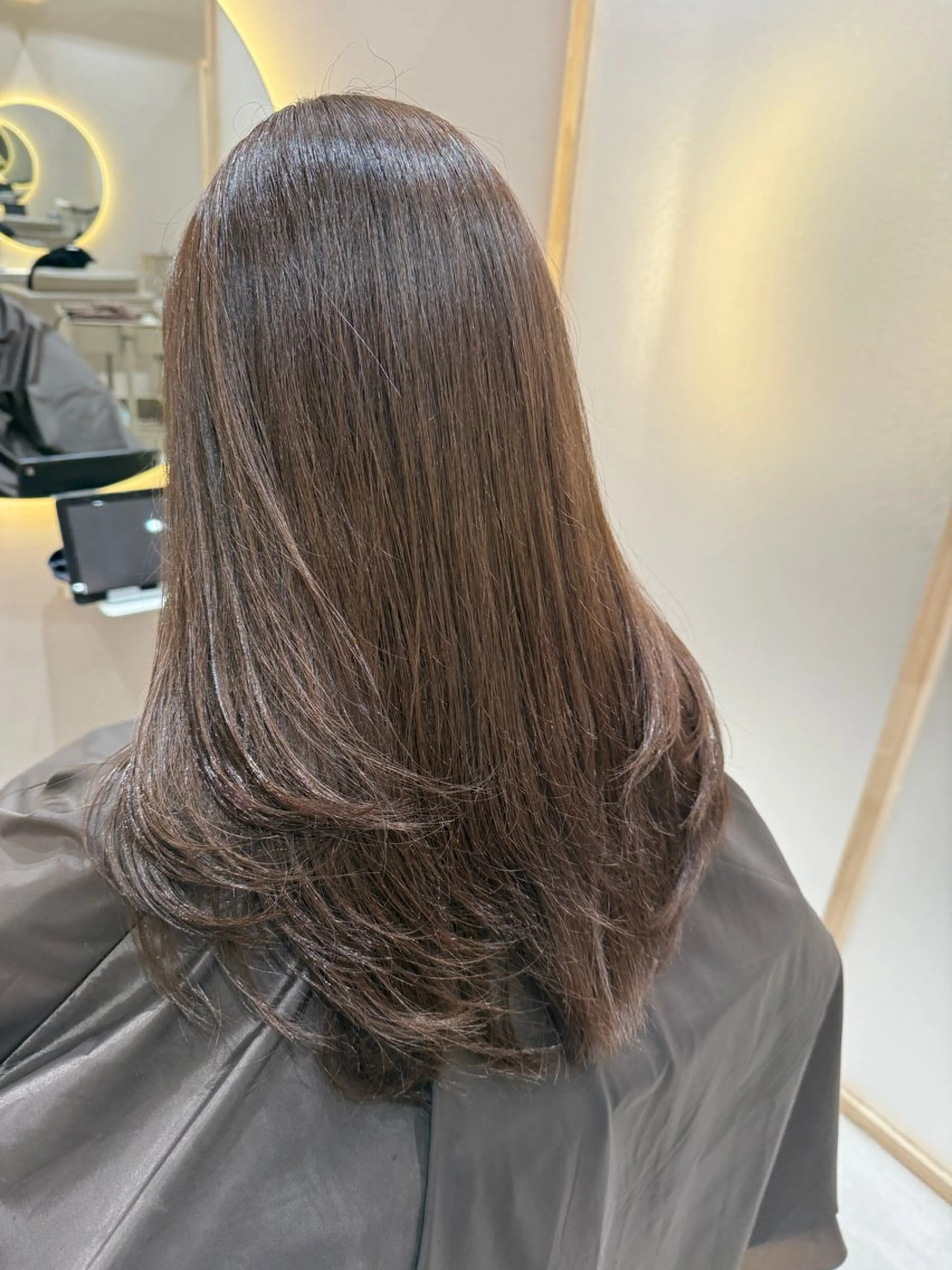 ロング カラー カット ヘアカラー トリートメント 🫧赤み消し*艶髪 nanami🫧のヘアスタイル