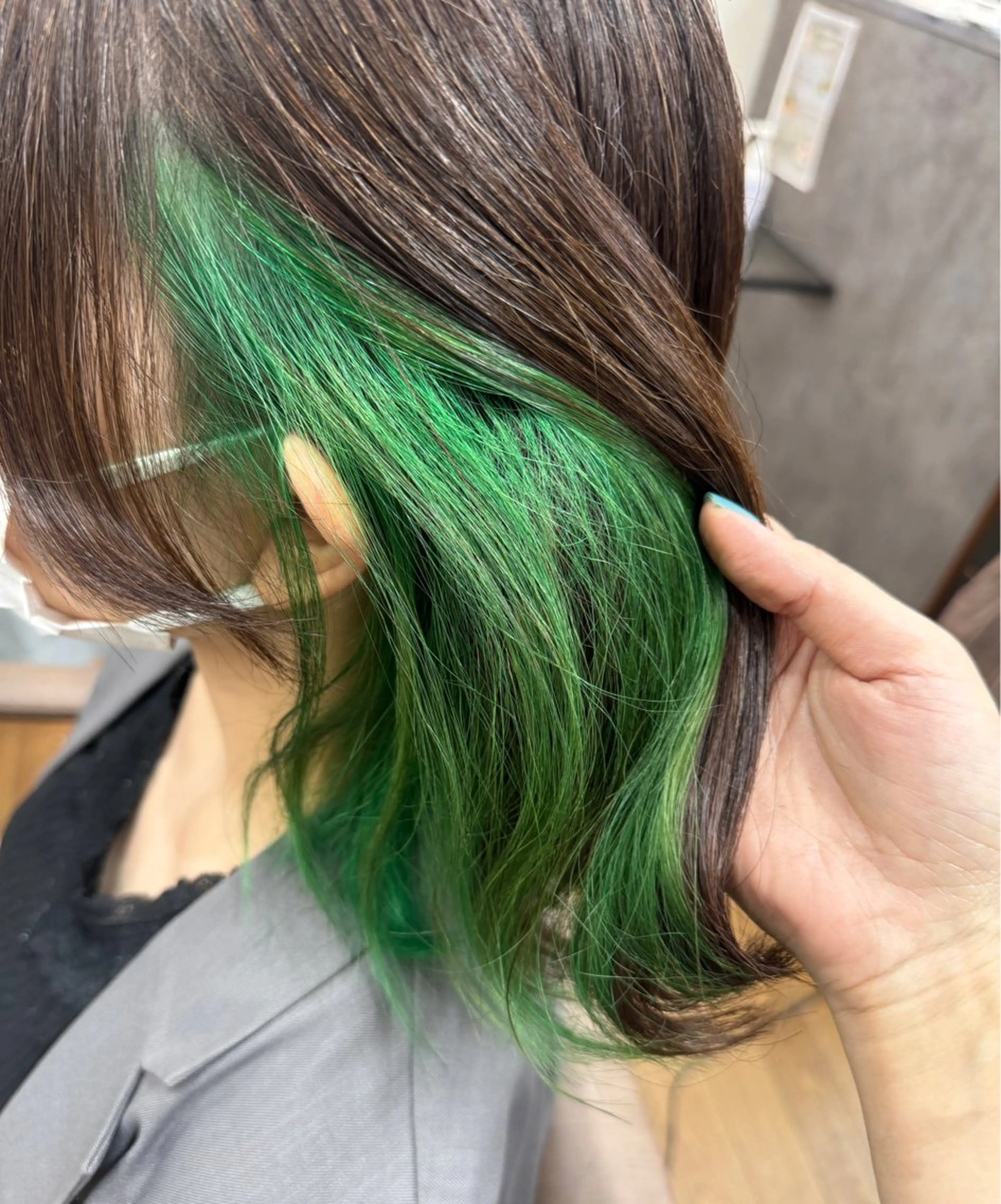 ミディアム カラー ブラウンカラー カット ヘアカラー TELA HAIR幕張本郷店所属・Sawada Namikaのヘアスタイル