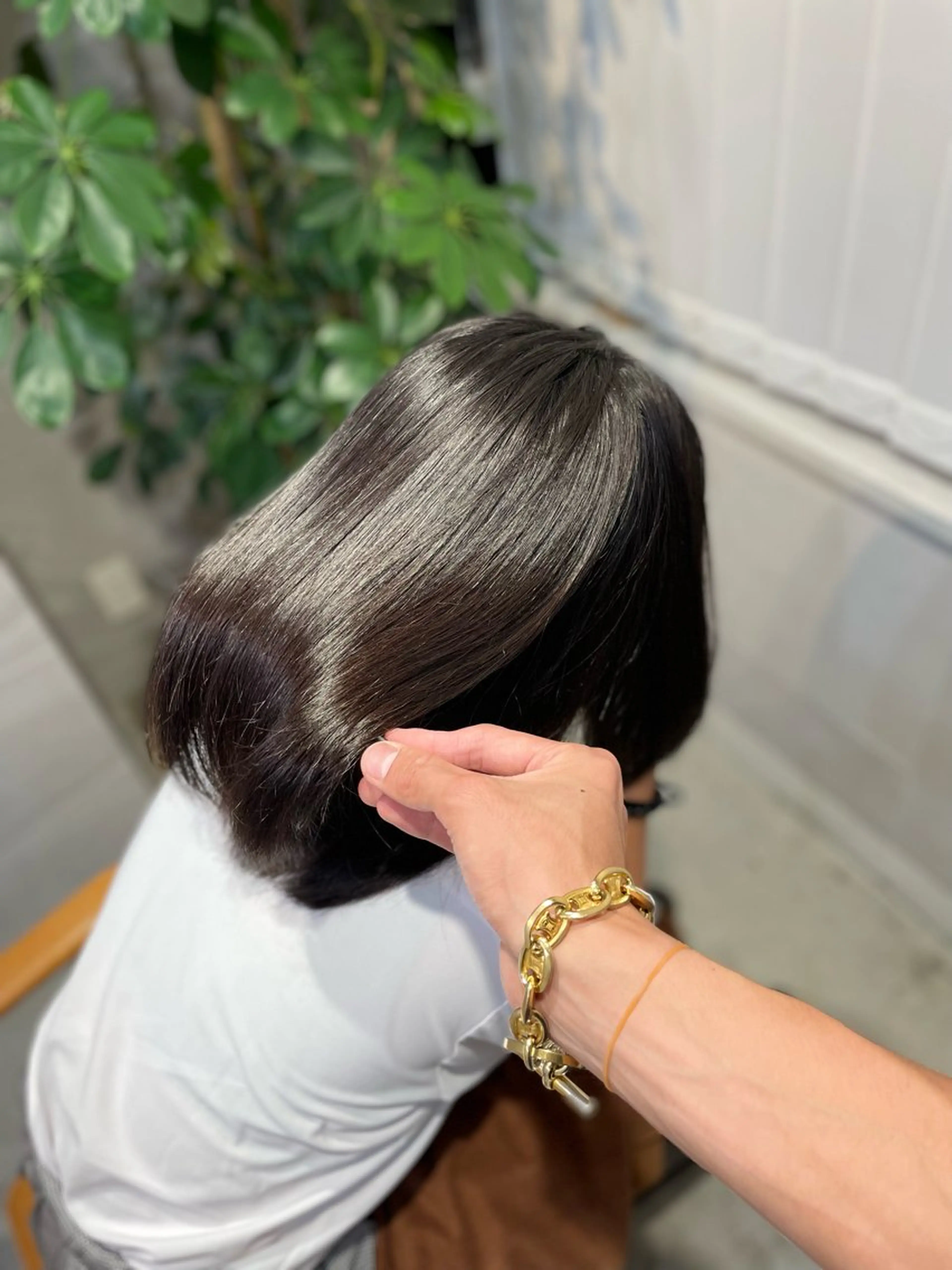 ミディアム 縮毛矯正 縮毛矯正 トリートメント ガレリアエレガンテ栄店所属・ウルフカット/ ハッシュカット/山路のヘアスタイル