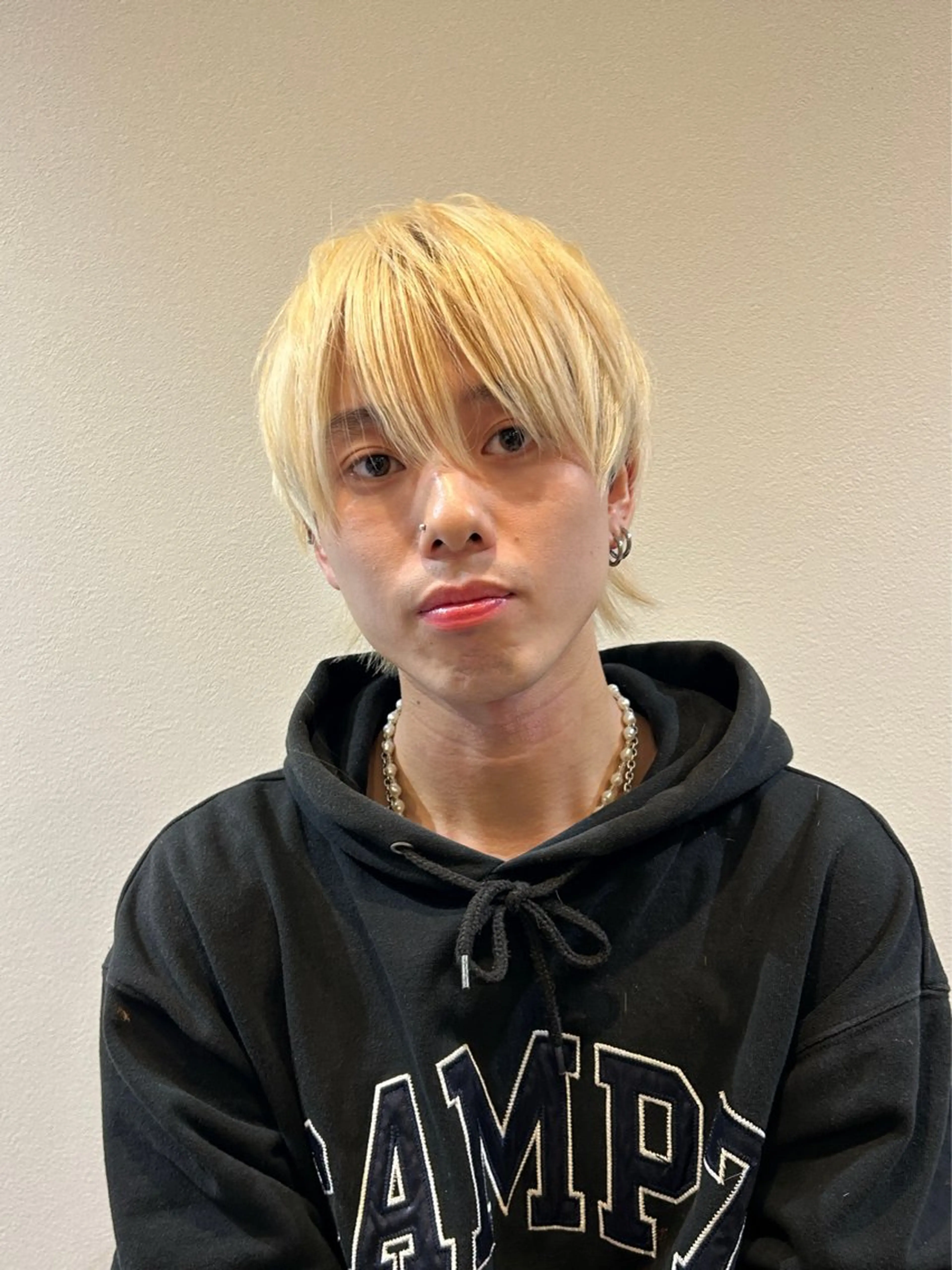 ショート ウルフカット カット ヘアカラー トリートメント メンズ特化🔥再現度 高カット/パーマ/元のヘアスタイル