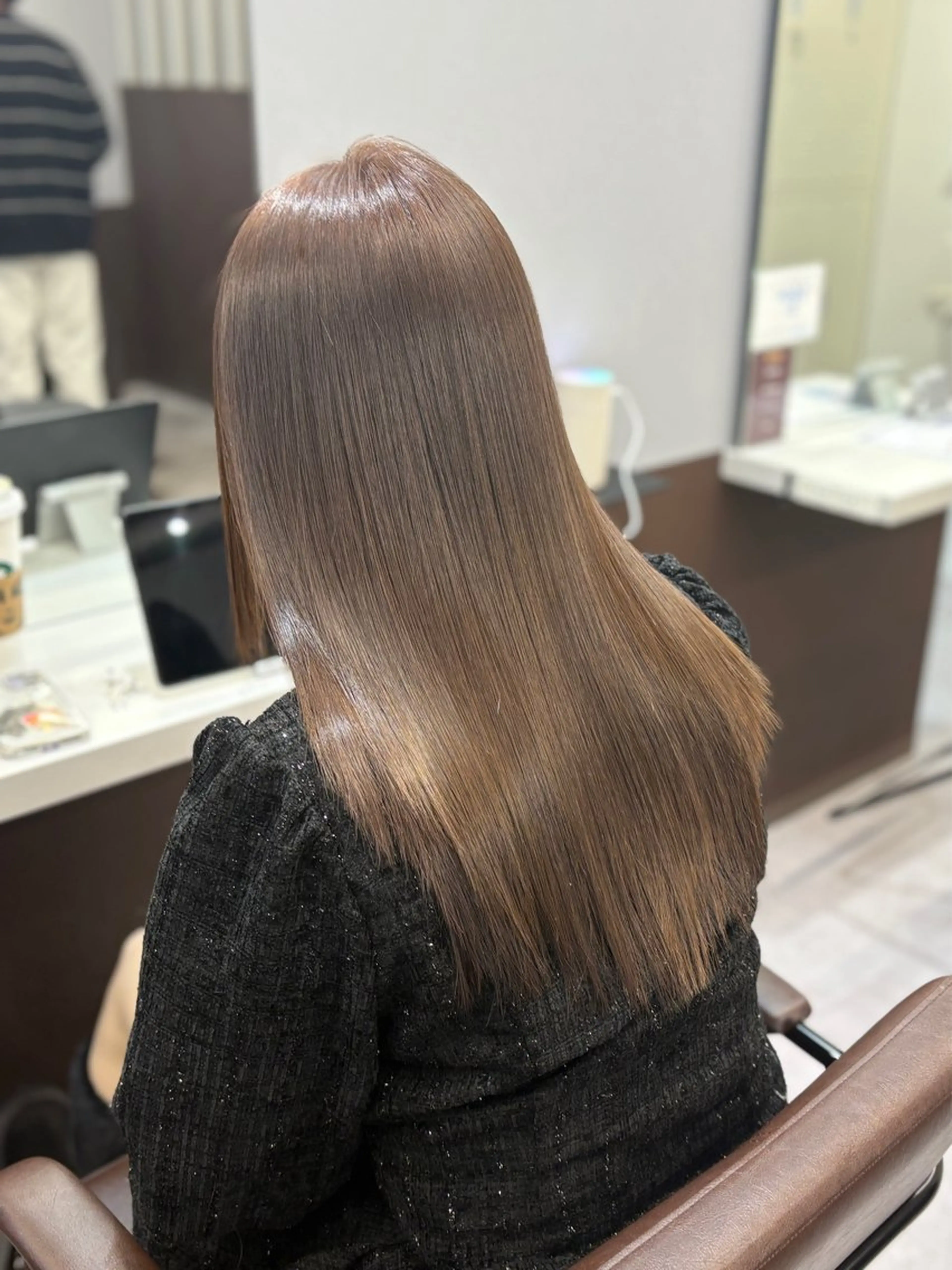 ロング カラー 韓国×髪質改善カラー 💎hinaのヘアスタイル