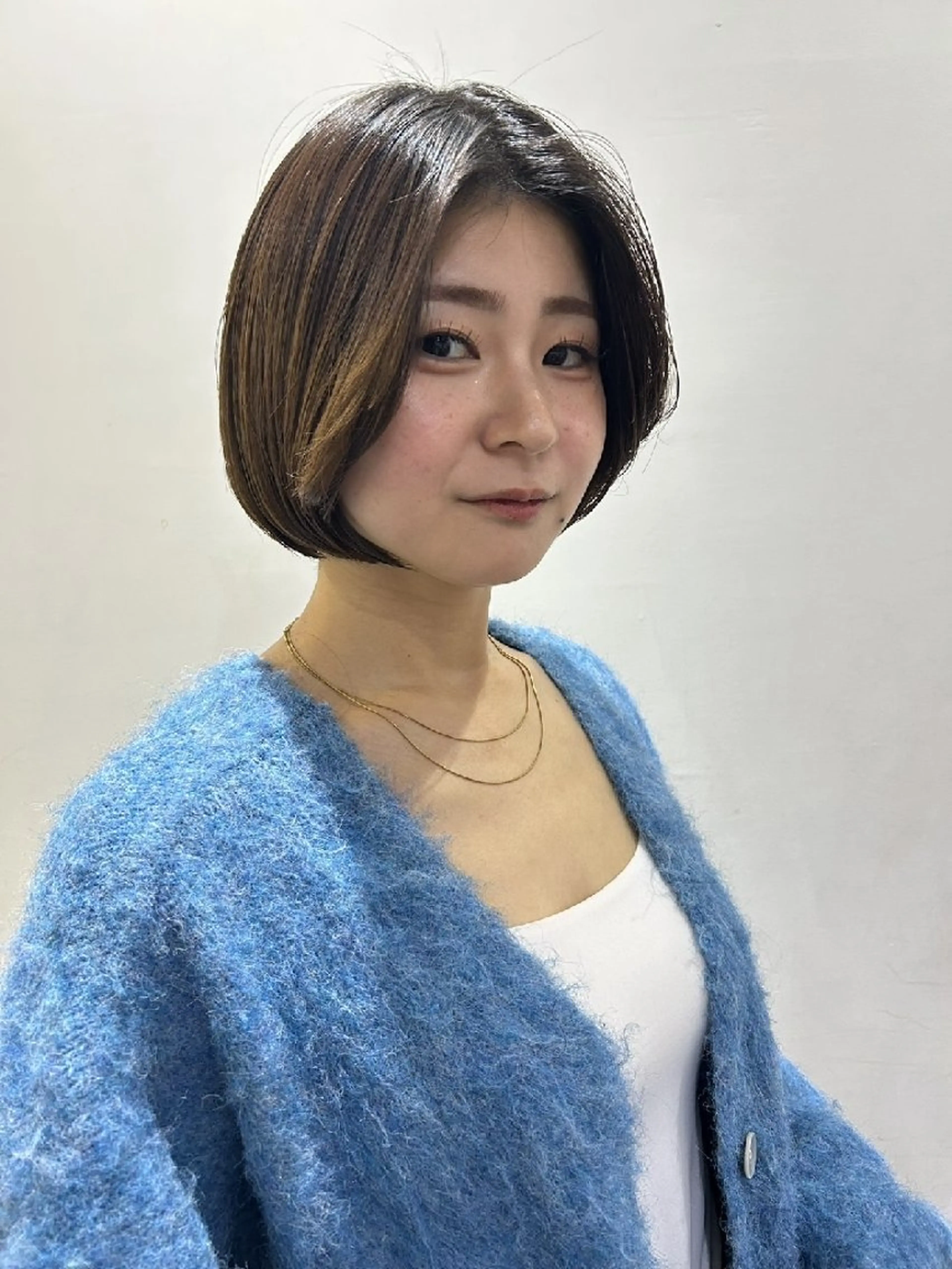 ショート カット ヘアカラー 新宿×扱いやすいボブ /ボブ専門TAMEのヘアスタイル