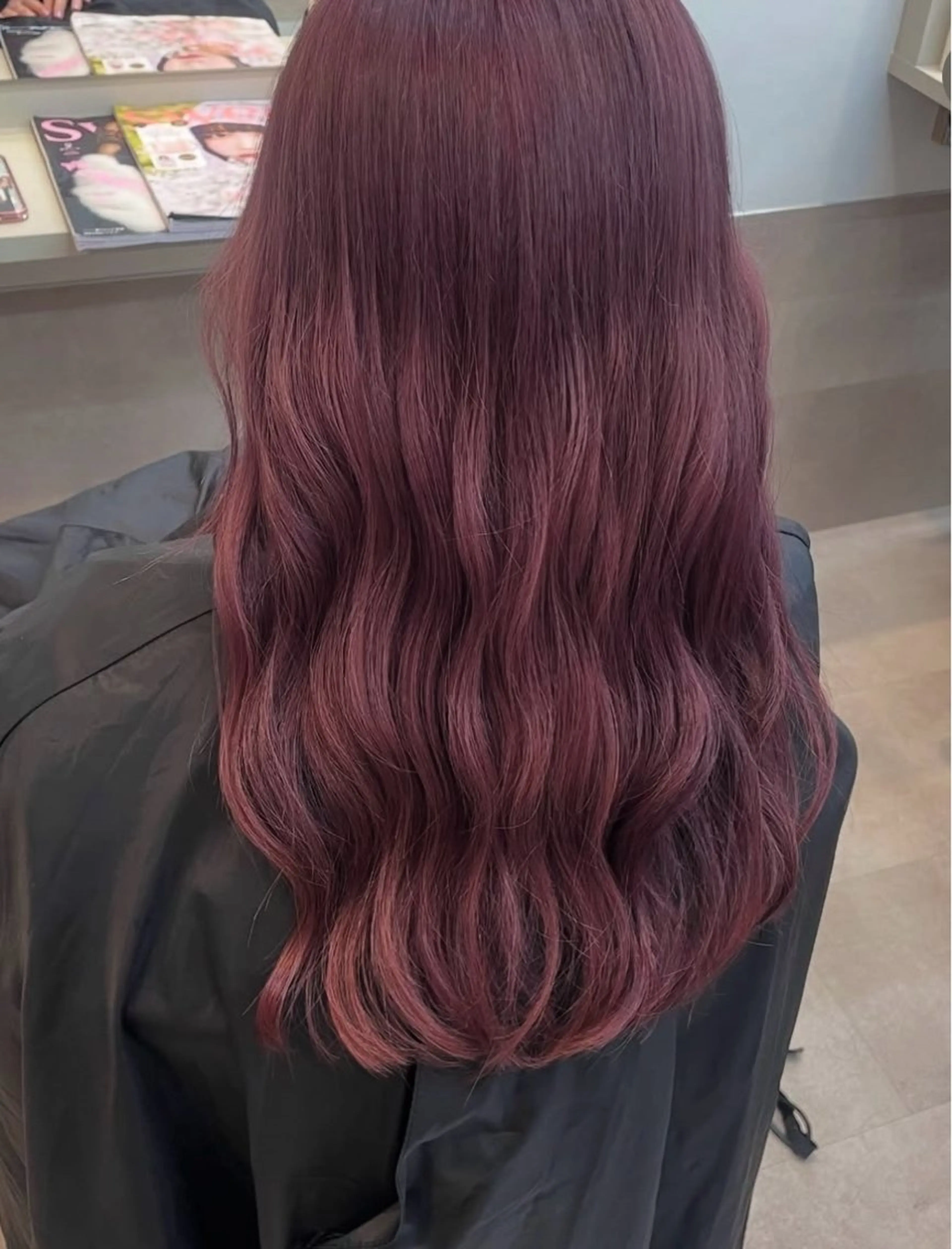 ロング カラー ブリーチ ラベンダーカラー ピンクカラー ピンクラベンダー MASHIRO💎 天神/大名のヘアスタイル