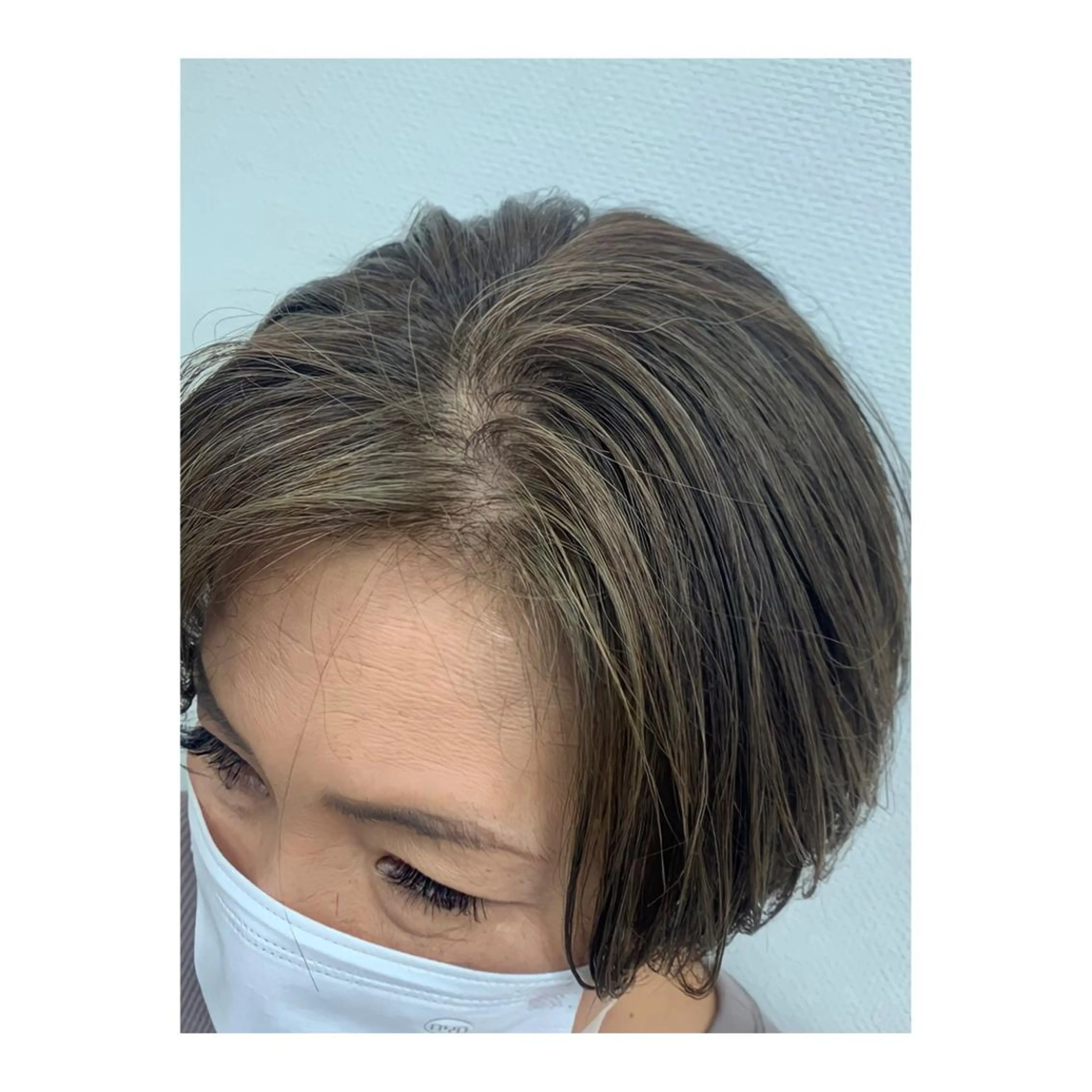 ショート カラー メンズ メンズハイライト 透明感カラー ハイライトカラー ハイライト 大人女性のお悩み改善 大塚綾のヘアスタイル