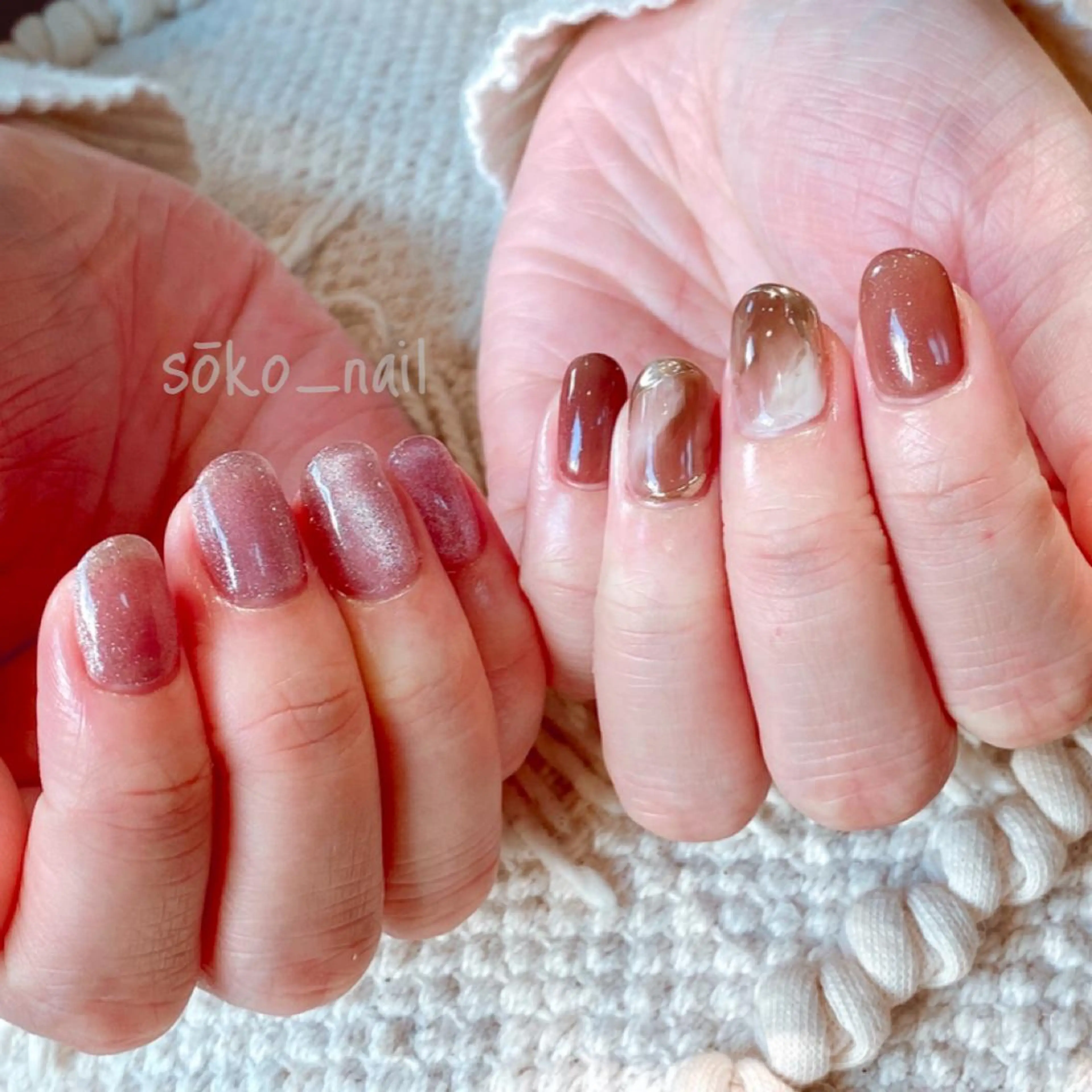 ネイル ハンドネイル megu  / sōko nailのネイルデザイン