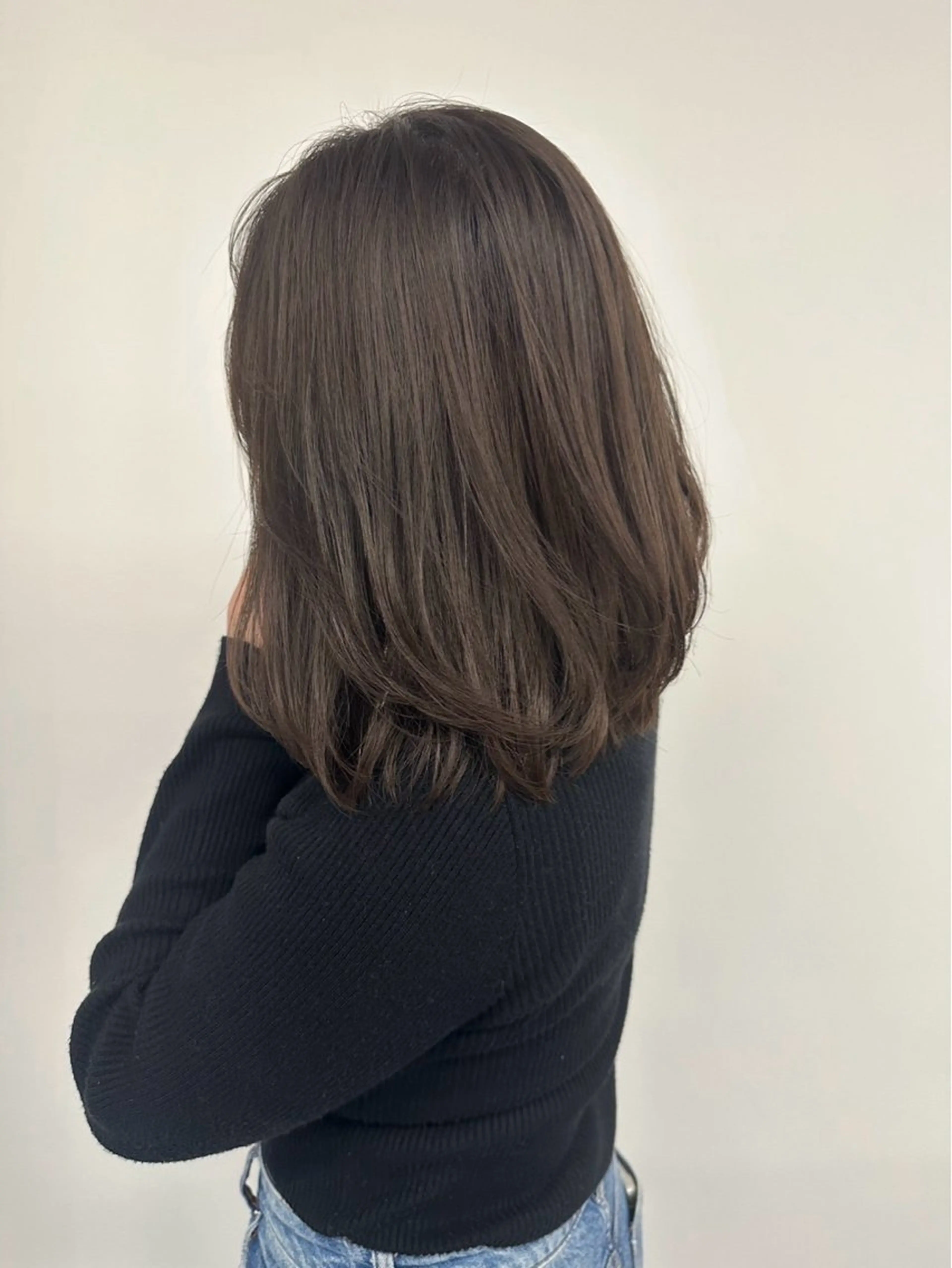 ロング 韓国風ヘア ヘアカラー カラーモデル募集/ 小山栞のヘアスタイル