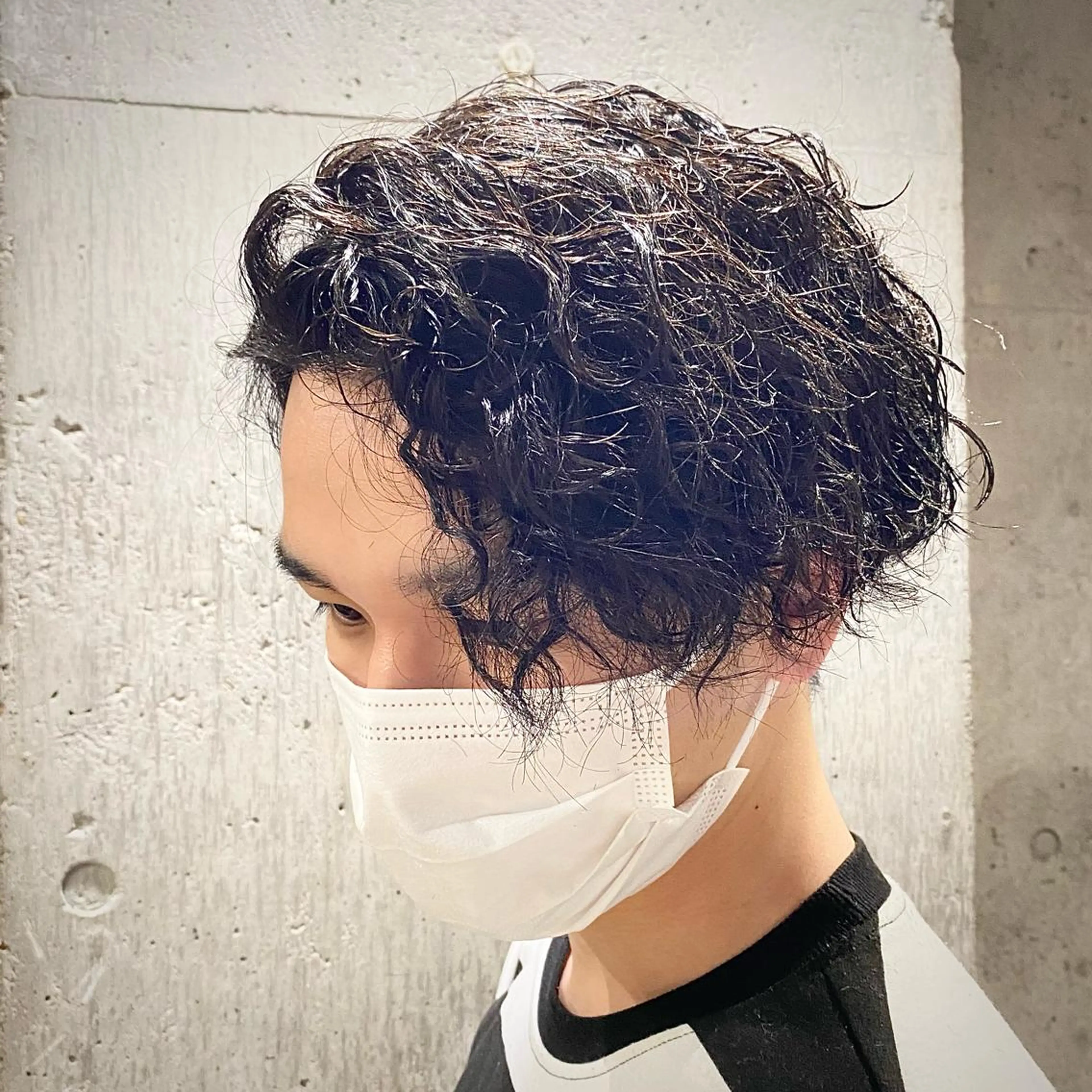 パーマ メンズ カット パーマ ヘアセット メンズブリーチカラー /パーマ ごーた立川のヘアスタイル