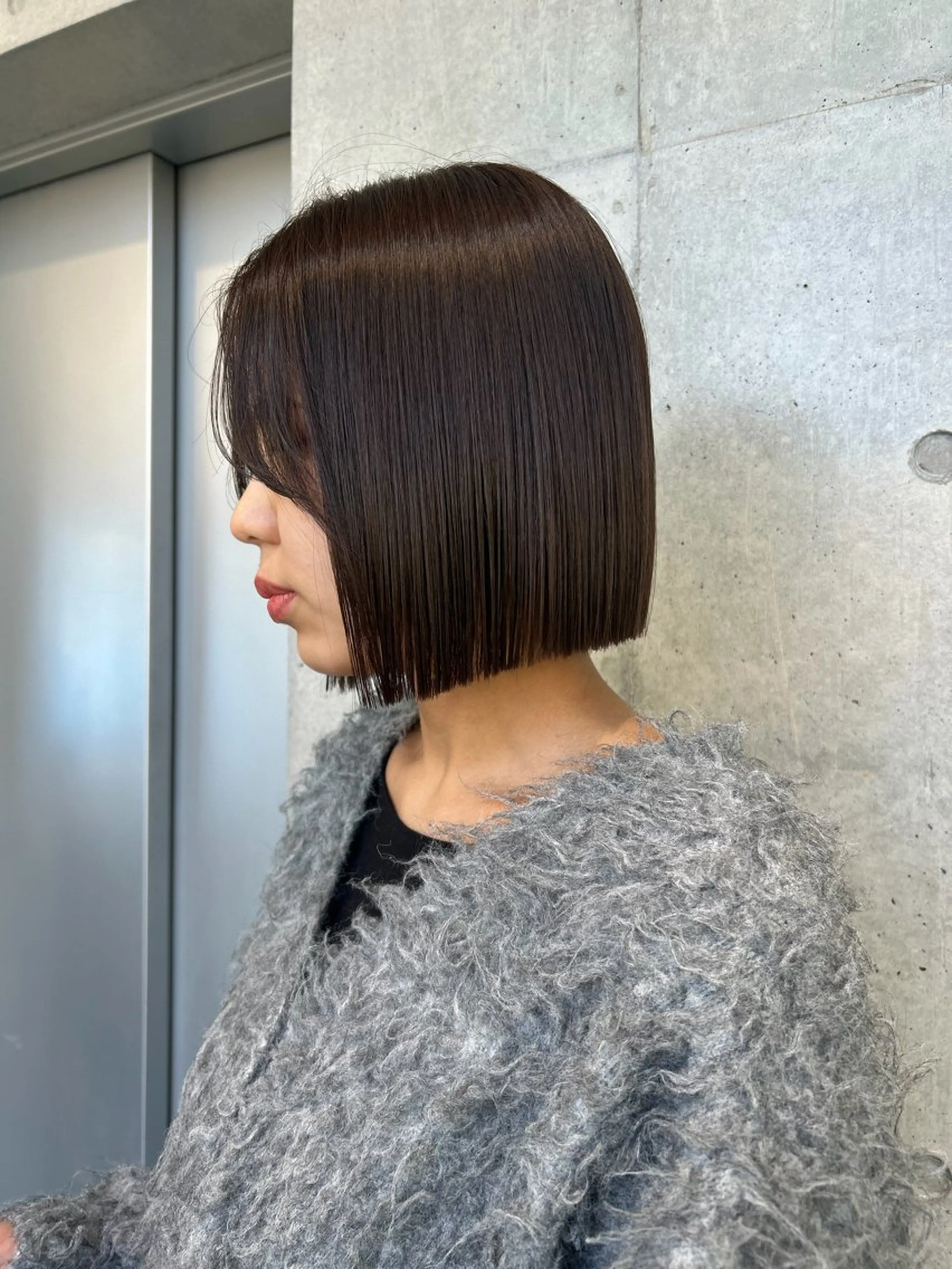 ショート カラー ヘアアレンジ カット ヘアカラー トリートメント ボブ艶モテカラー🫧 カリンのヘアスタイル