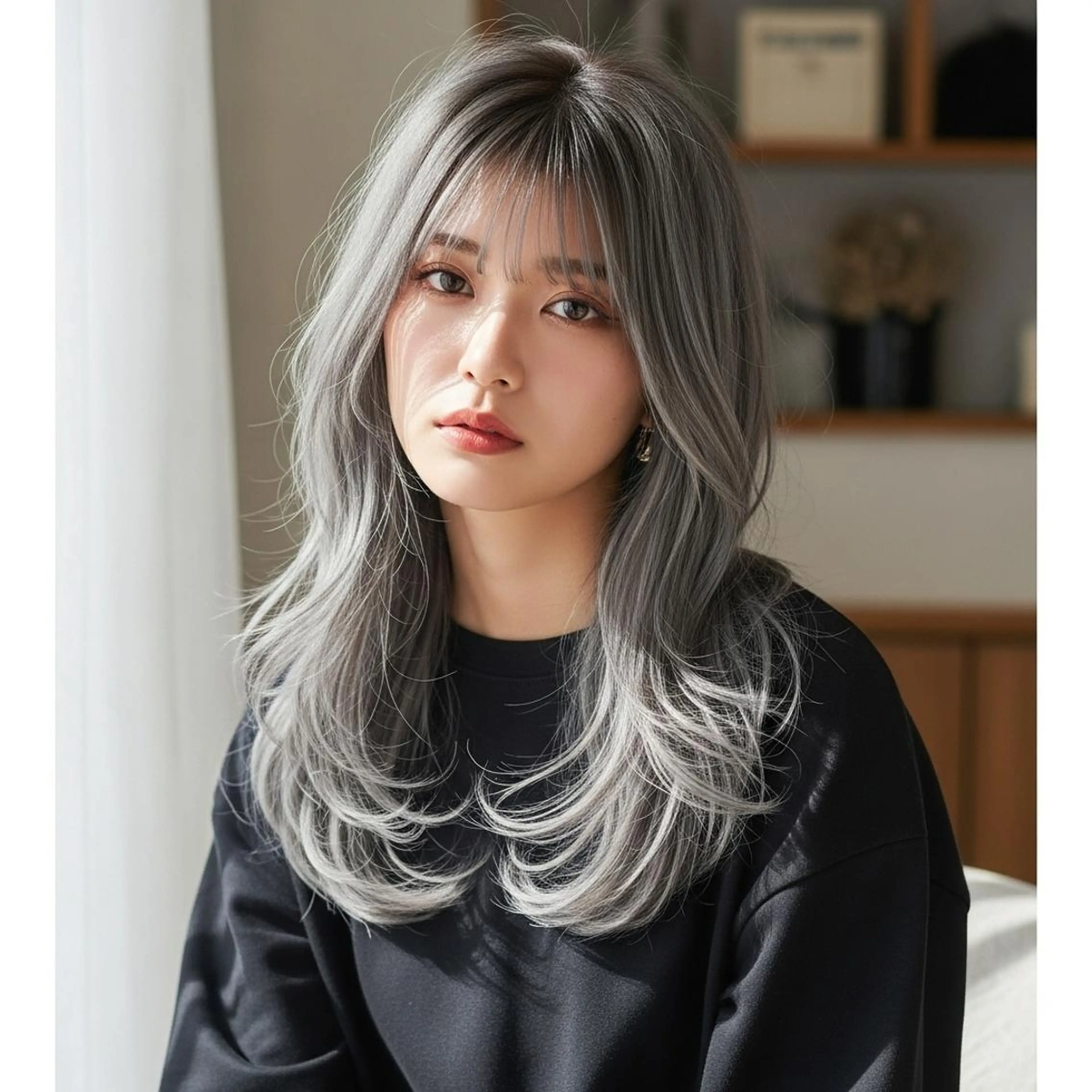 ⚡️ダブルカラー(高級ケア剤使用)&カット&トリートメント(オージュア4step)✨の写真